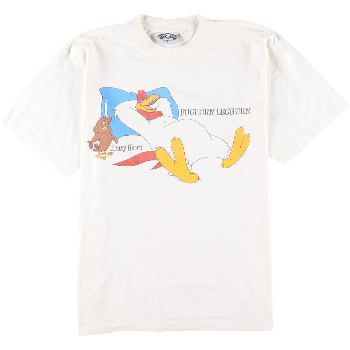 Movie World Foghorn Leghorn フォグホーン レグホーン キャラクタープリントtシャツ レディースl Eaa 0802 Ss09 Js10 Ss12 キャラクターtシャツ 古着屋jam ジャム Movie World Foghorn Leghorn フォグホーン レグホーン キャラクタープリントtシャツ レディースl Eaa 0802 Ss09 Js10 Ss12 キャラクターtシャツ 古着屋jam ジャム