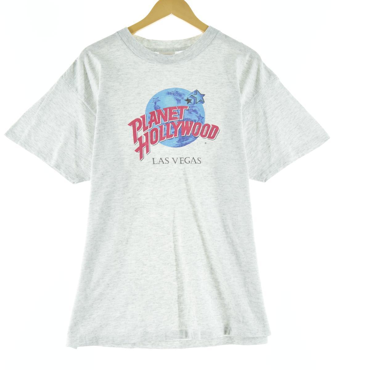 プラネットハリウッド PLANET HOLLYWOOD LAS VEGAS アドバタイジングTシャツ USA製 メンズXL /eaa064327 【中古】 【200727】【SS2009】【JS2010】【SS2012】【KF2012】【SS2101】【CS2101】