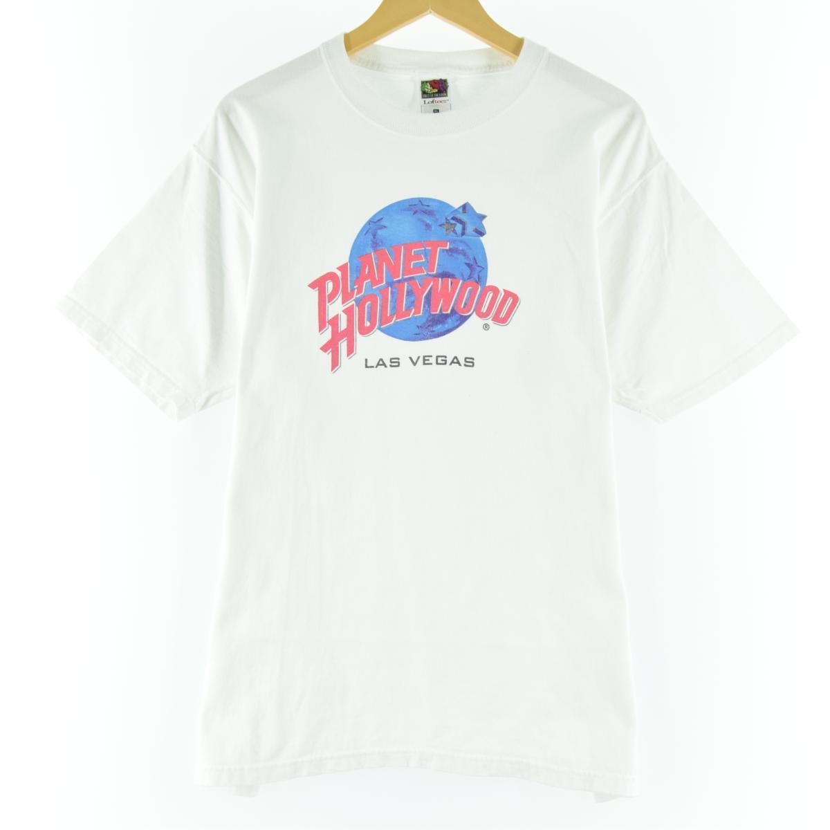 プラネットハリウッド PLANET HOLLYWOOD LAS VEGAS アドバタイジングTシャツ メンズXL /eaa064328 【中古】 【200727】