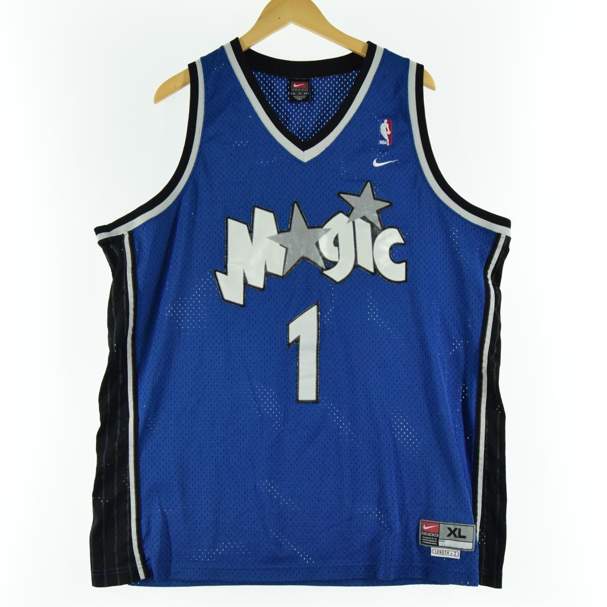 ナイキ NIKE NBA ORLANDO MAGIC オーランドマジック TRACY McGRADY トレイシーマグレディ ゲームシャツ レプリカユニフォーム メンズXL /eaa064387 【中古】 【200727】【SS2009】
