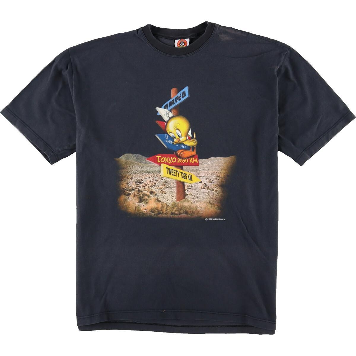 古着 ルーニーテューンズ Looney Tunes Tweety トゥイーティー キャラクタープリントtシャツ レディースm Eaa 0802 Js10 Ss12 Kf12 Ss2101 Cs2101 Ss2106 Cs2108 キャラクターtシャツ 古着屋jam ジャム