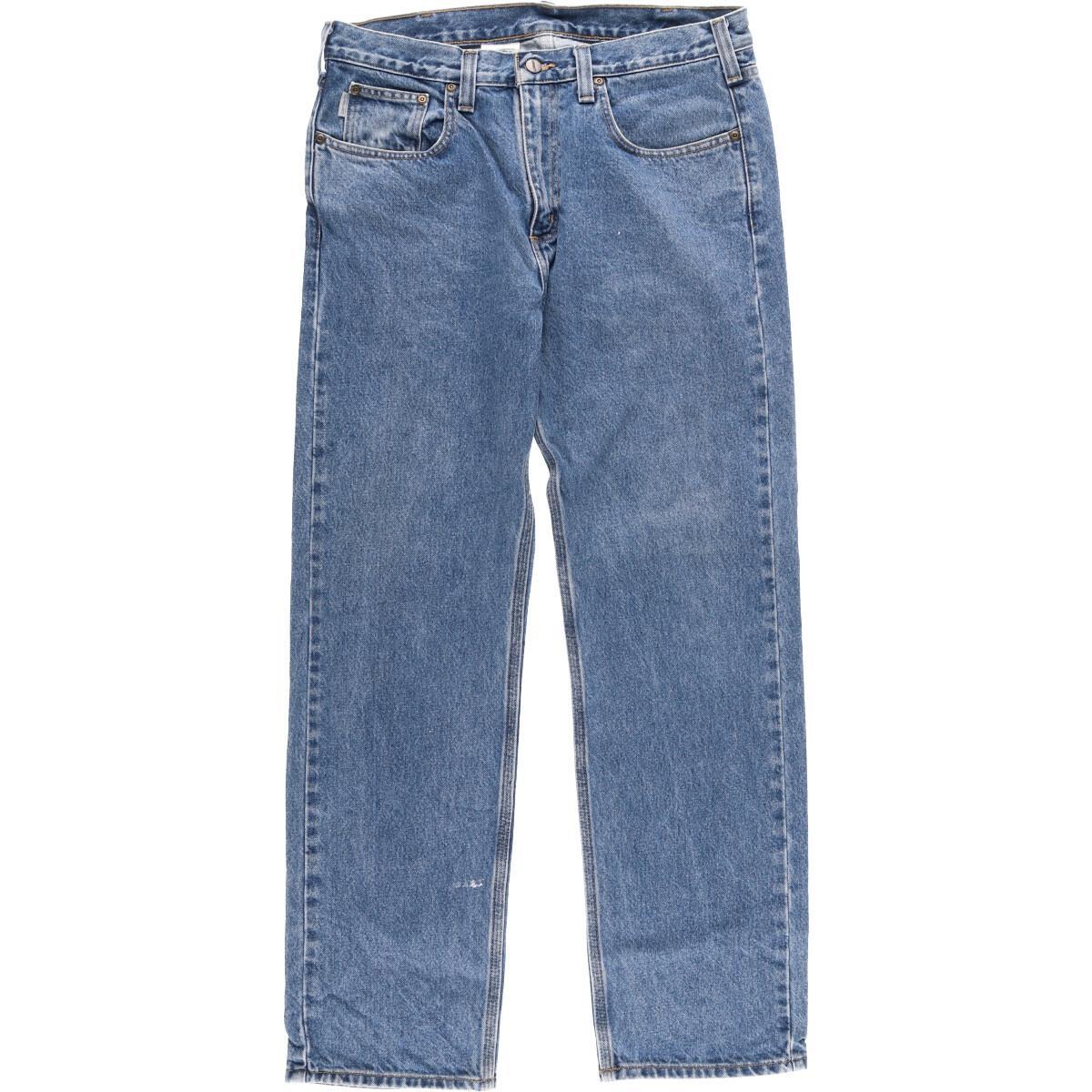 カーハート Carhartt ジーンズ ストレートデニムパンツ メンズw34 /eaa068569 【中古】 【200803】