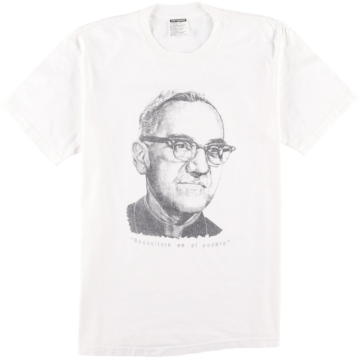 Knightsbridge Oscar Arnulfo Romero オスカル ロメロ プリントtシャツ メンズm Eaa 0803 Ss09 Js10 Ss12 Ss2103 Ss2106 グラフィックtシャツ 古着屋jam ジャム Knightsbridge Oscar Arnulfo Romero オスカル ロメロ プリントtシャツ メンズm Eaa 0803 Ss09 Js10 Ss12 Ss2103 Ss2106 グラフィックtシャツ 古着屋jam ジャム