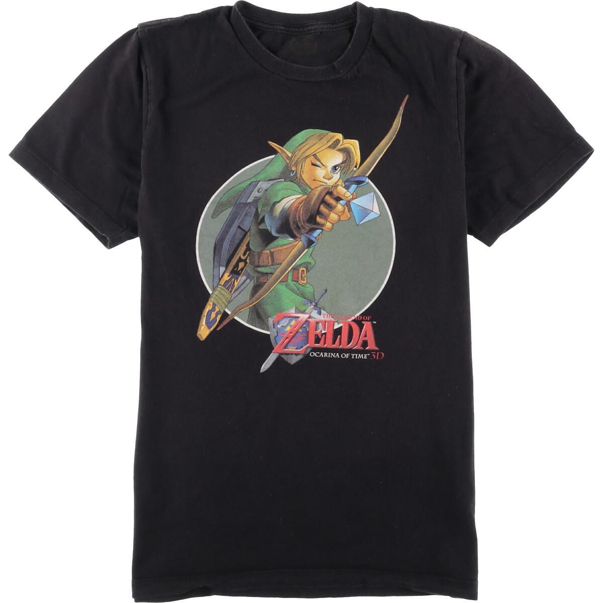 THE LEGEND OF ZELDA ゼルダの伝説 キャラクタープリントTシャツ レディースS /eaa068897 【中古】 【200807】【SS2009】【JS2010】【SS2012】【KF2012】【SS2101】【CS2101】