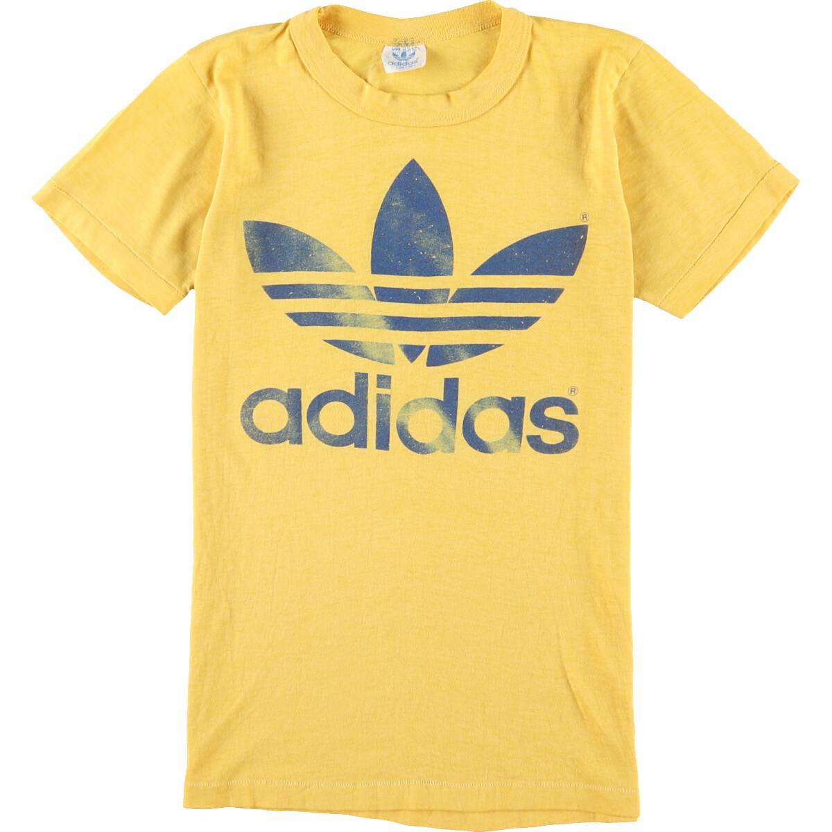 80年代 アディダス Adidas 半袖 ロゴtシャツ Usa製 レディースxs ヴィンテージ Eaa0654 0809 Js10 Ss2106 ブランドtシャツ 古着屋jam ジャム