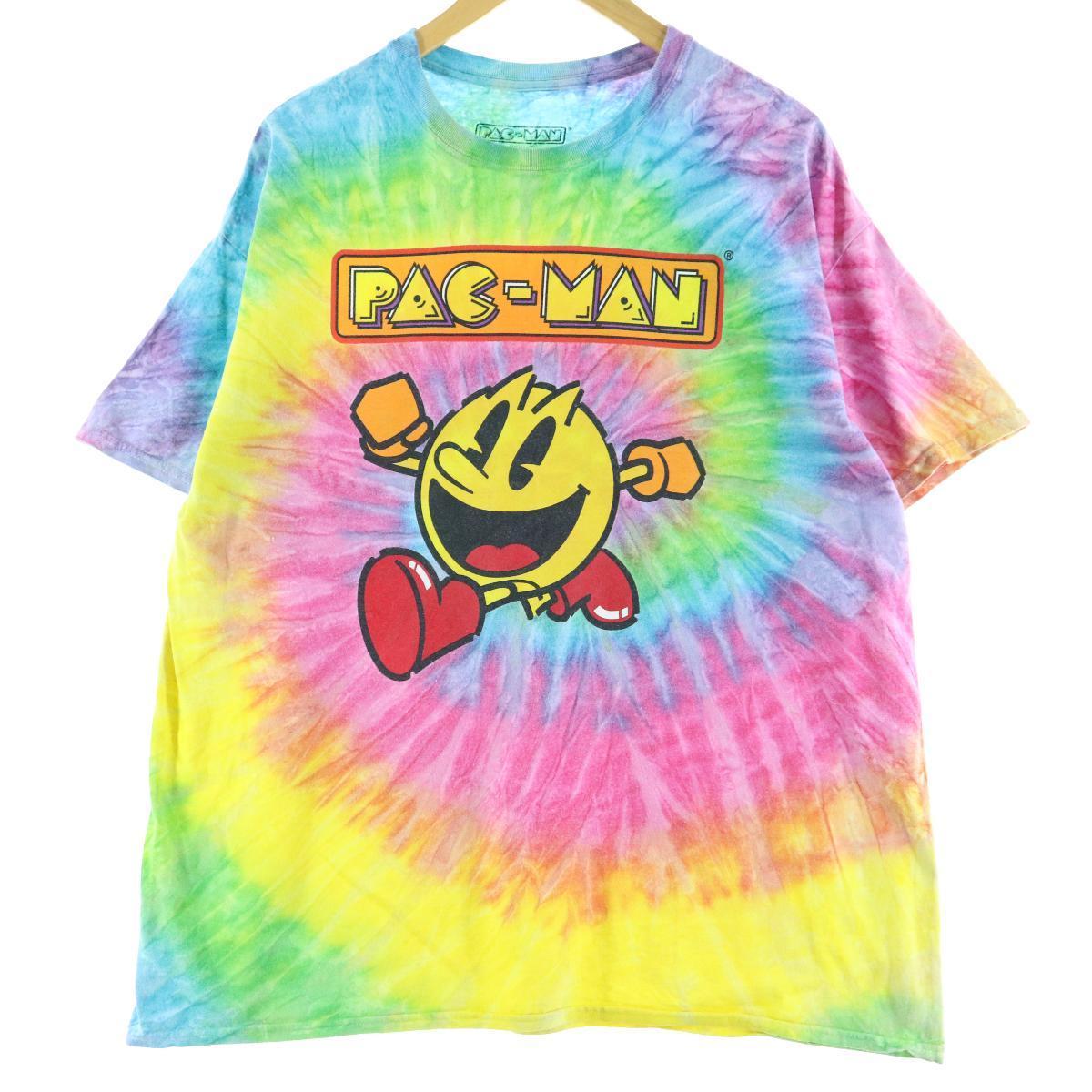 パックマン Pac Man タイダイ柄 キャラクタープリントtシャツ メンズxl Eaa 0809 キャラクターtシャツ 古着屋jam ジャム パックマン Pac Man タイダイ柄 キャラクタープリントtシャツ メンズxl Eaa 0809 キャラクターtシャツ 古着屋jam ジャム