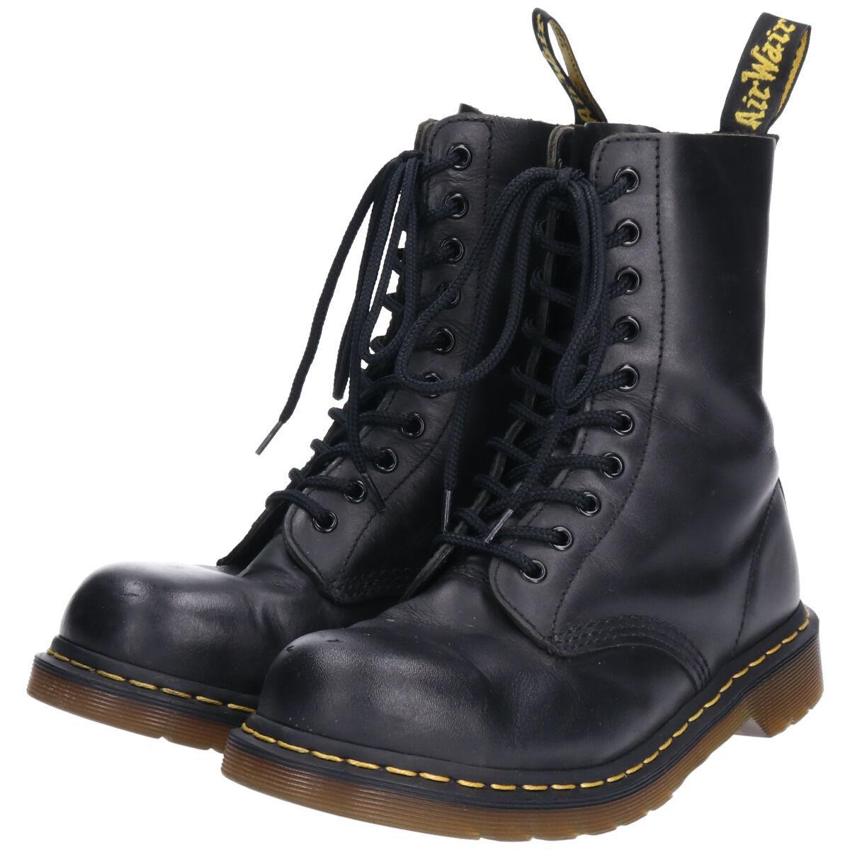 ドクターマーチン Dr Martens スチールトゥ 10ホールブーツ Uk7 メンズ25 5cm Saa 0815 Ss2103 レースアップブーツ 古着屋jam ジャム