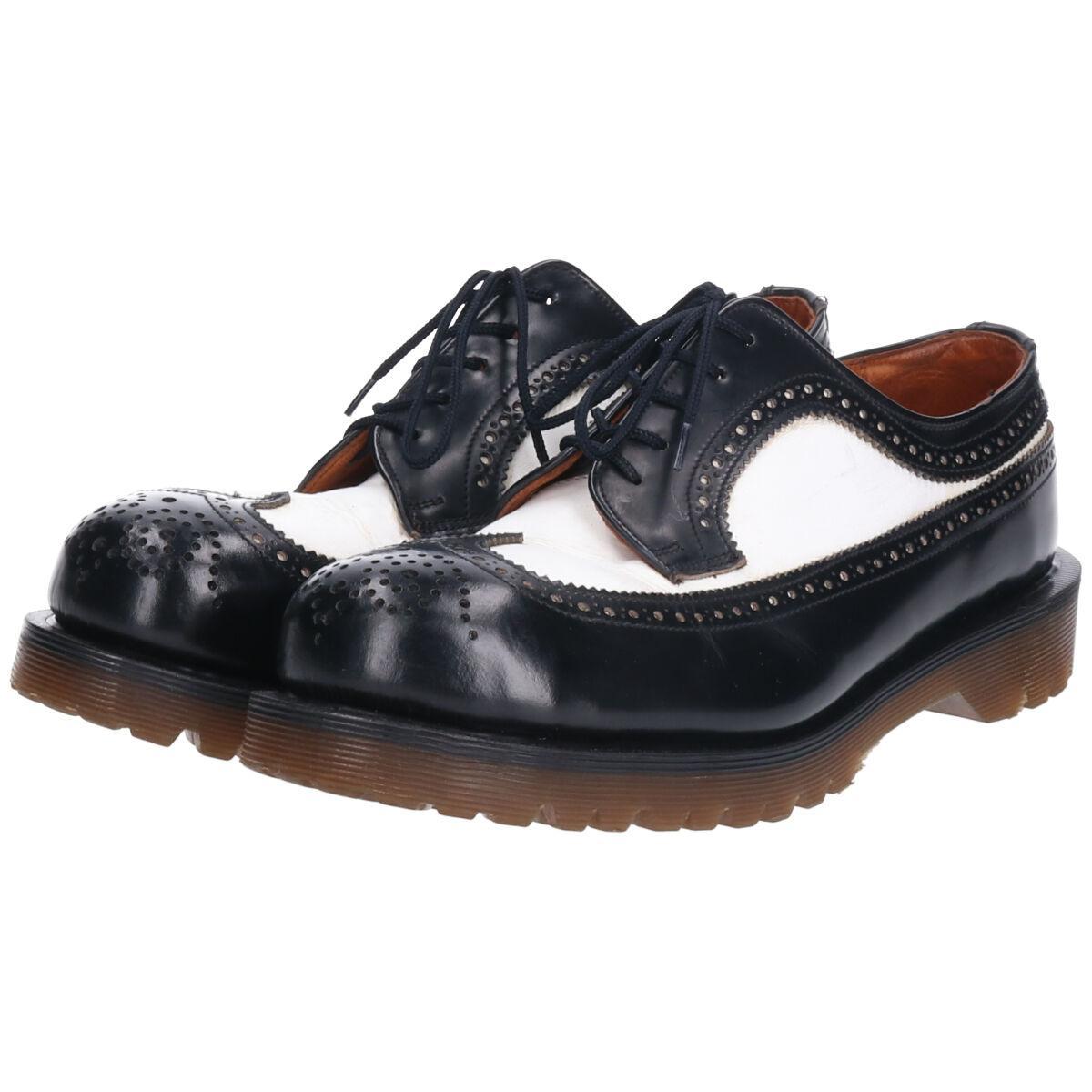 ドクターマーチン Dr Martens Grip Fastコラボ コンビカラー スチールトゥ ウイングチップシューズ 英国製 Uk6 レディース24 5cm Saa 0813 レースアップブーツ 古着屋jam ジャム
