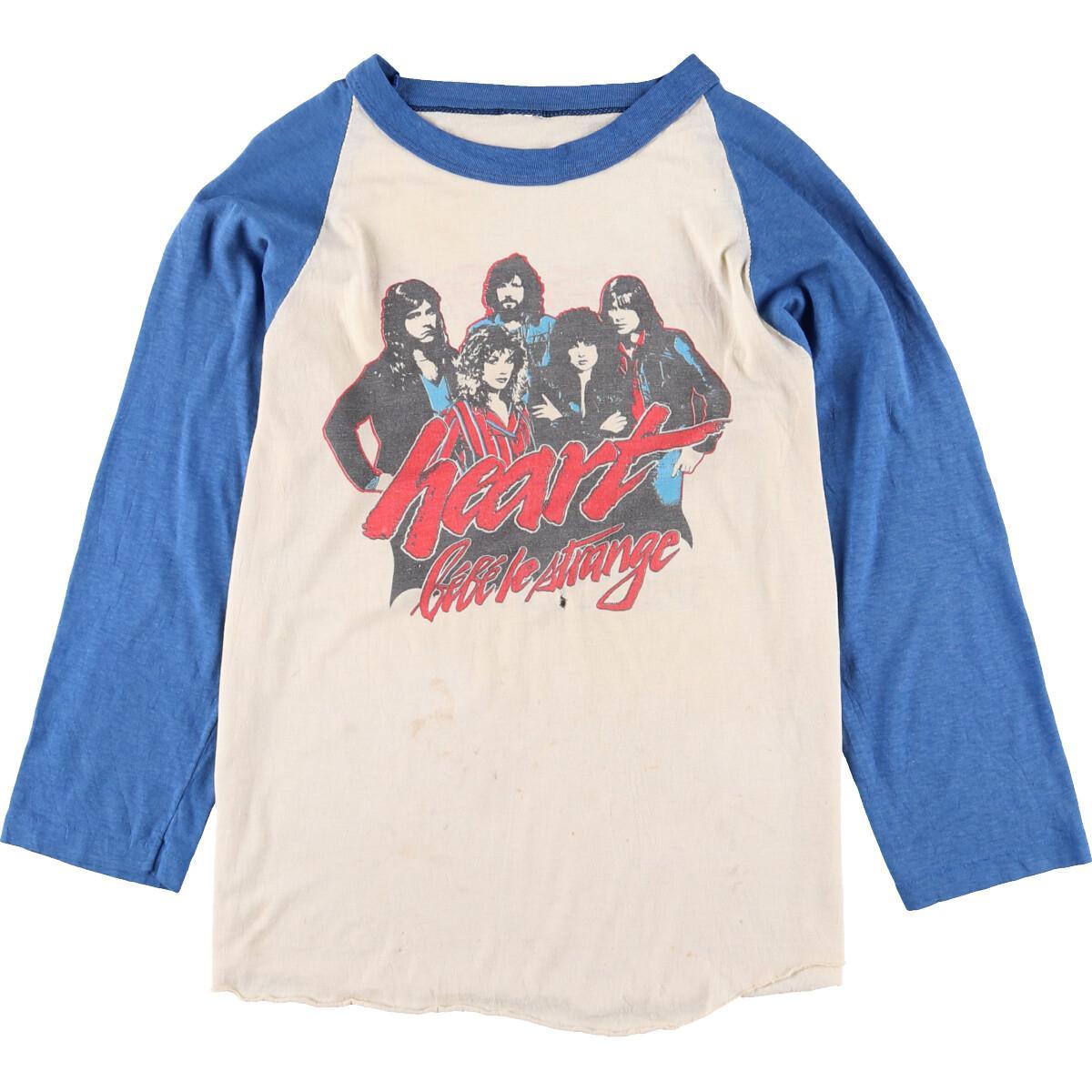 80年代 Heart ハート Bebe Le Strange World Tour Eighty Spring Usa Tour 七分袖 ラグラン バンドtシャツ メンズm ヴィンテージ Eaa 0813 バンドtシャツ 古着屋jam ジャム