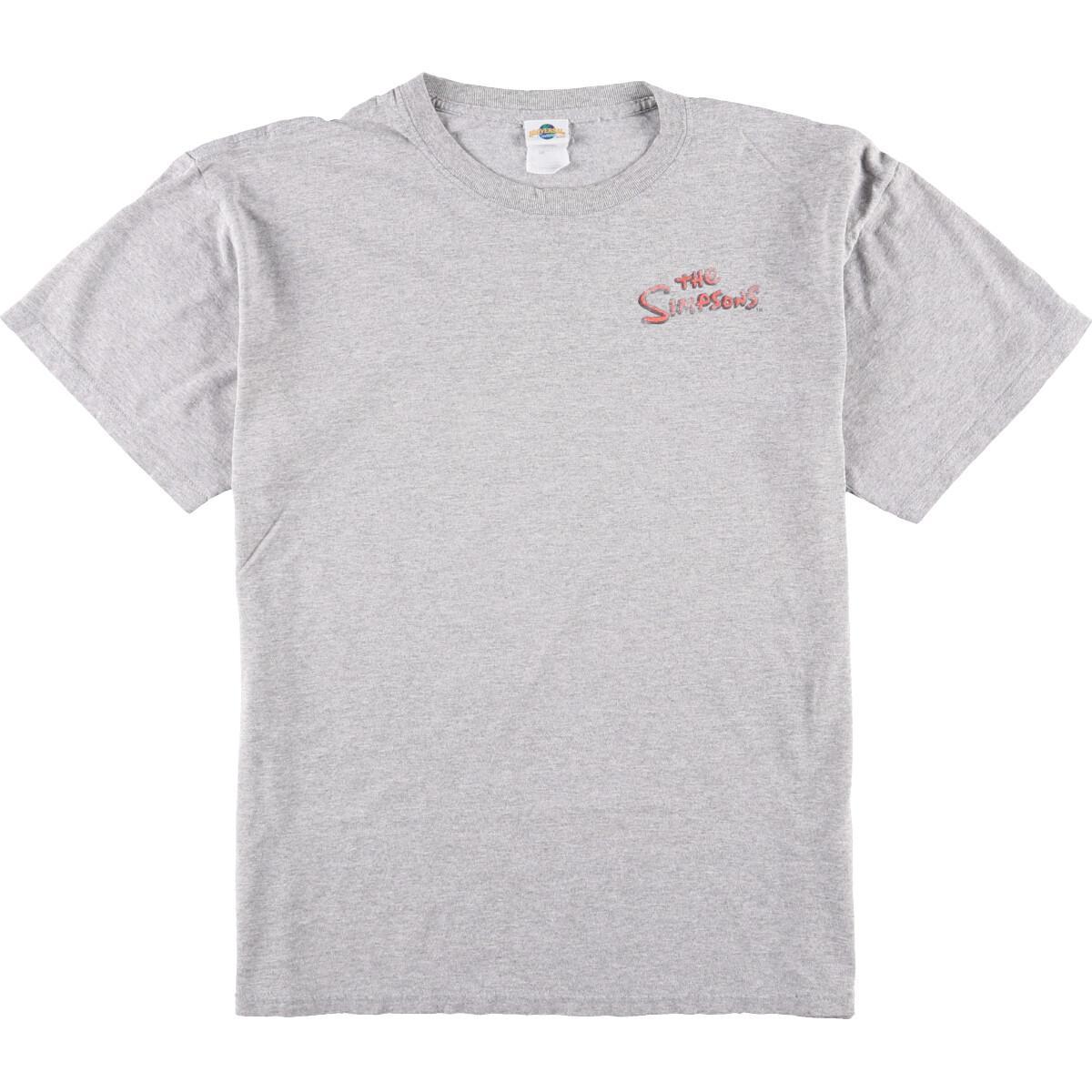 Universalstudios The Simpsons シンプソンズ キャラクタープリントtシャツ メンズl Eaa 0814 Ss09 Js10 Ss12 キャラクターtシャツ 古着屋jam ジャム