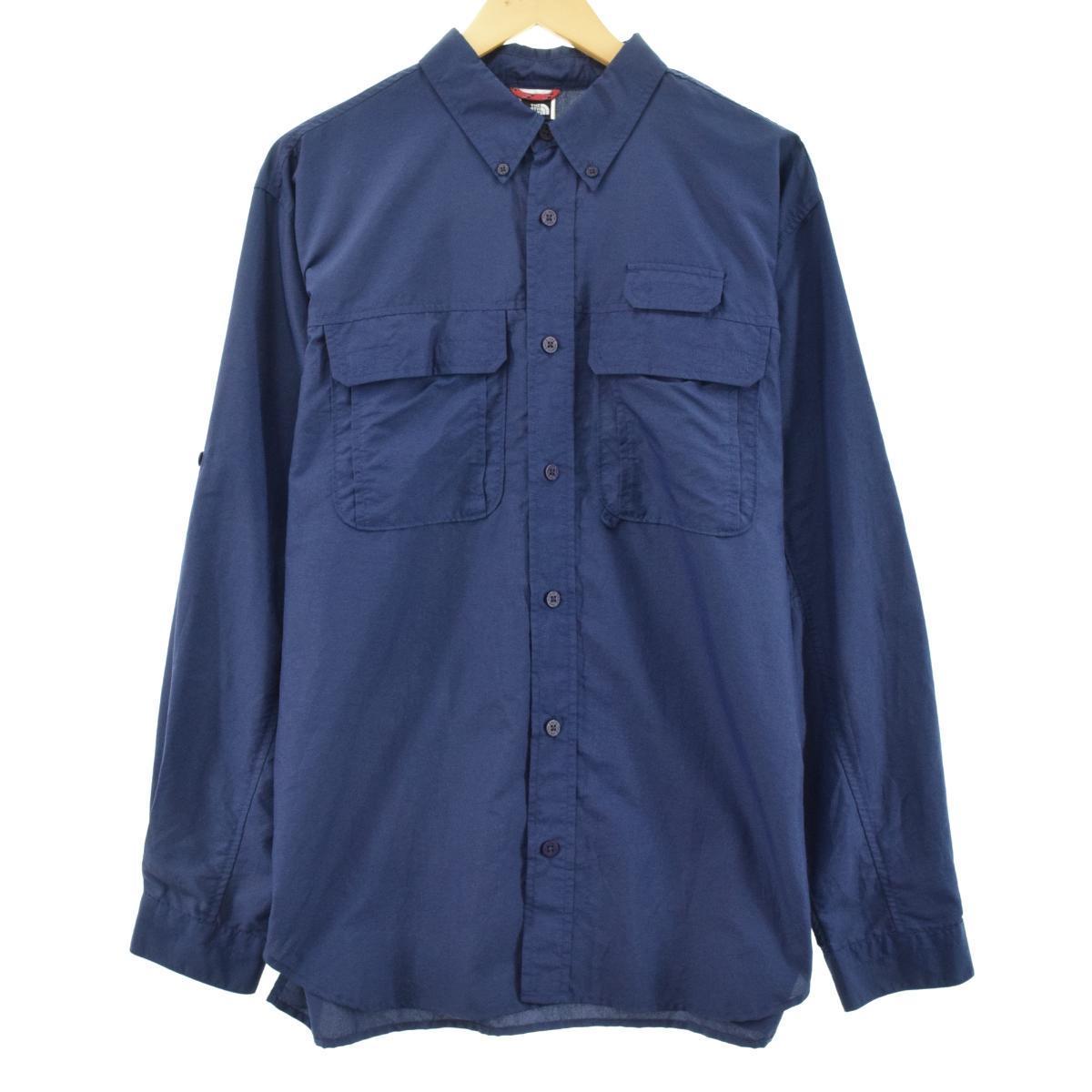 ザノースフェイス The North Face ボタンダウン 長袖 ナイロンシャツ メンズl Eaa 02 Ss2103 2b10f その他長袖シャツ 古着屋jam ジャム