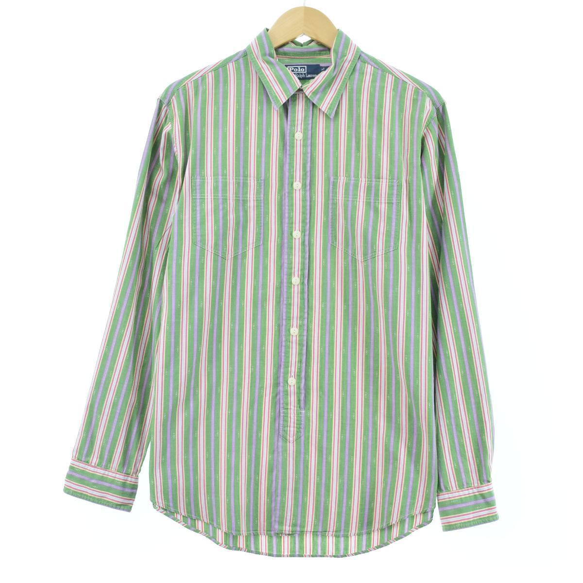 ラルフローレン Ralph Lauren Polo By Ralph Lauren ネイティブストライプ 長袖 コットンストライプシャツ メンズl Eaa0602 04 ストライプシャツ 古着屋jam ジャム ラルフローレン Ralph Lauren Polo By Ralph Lauren ネイティブストライプ 長袖 コットンストライプシャツ メンズl Eaa0602 04 ストライプシャツ 古着屋jam ジャム