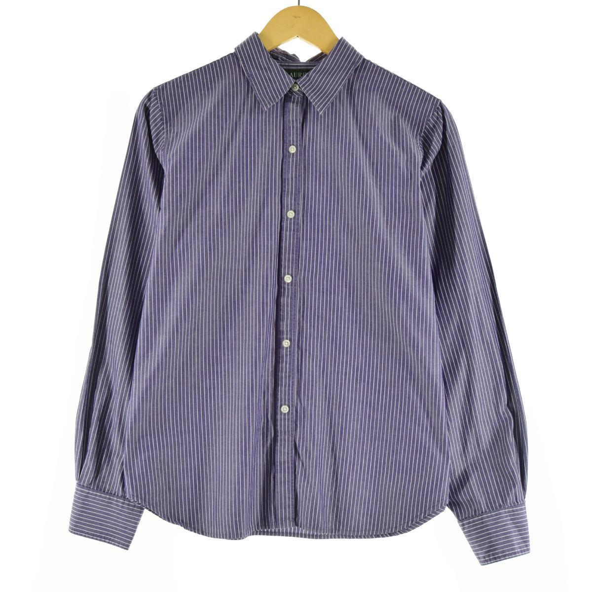 ラルフローレン Ralph Lauren Lauren ローレン 長袖 コットンストライプシャツ レディースl Eaa 02 Ss09 Ss2103 2b10f ストライプシャツ 古着屋jam ジャム ラルフローレン Ralph Lauren Lauren ローレン 長袖 コットンストライプシャツ レディースl Eaa 02 Ss09 Ss2103 2b10f ストライプシャツ 古着屋jam ジャム
