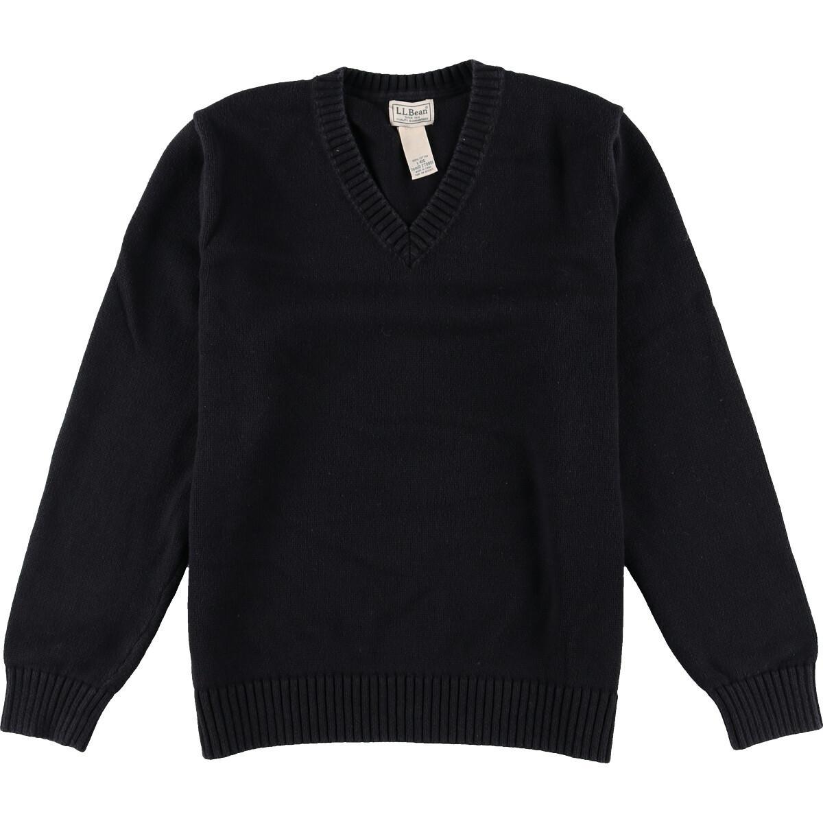 エルエルビーン L L Bean Vネック コットンニットセーター メンズl Eaa 09 Ss2109 Vネックセーター 古着屋jam ジャム