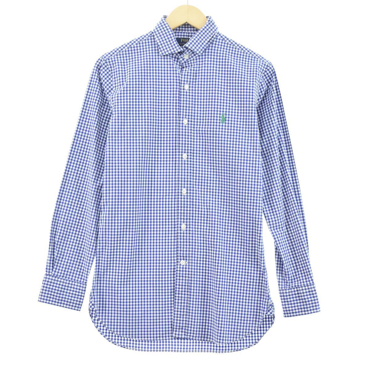 45 割引l 予約受付中 ラルフローレン ギンガムチェックシャツ レディース シャツ ブラウス 七分 長袖 トップスl Www Tsrplc Com