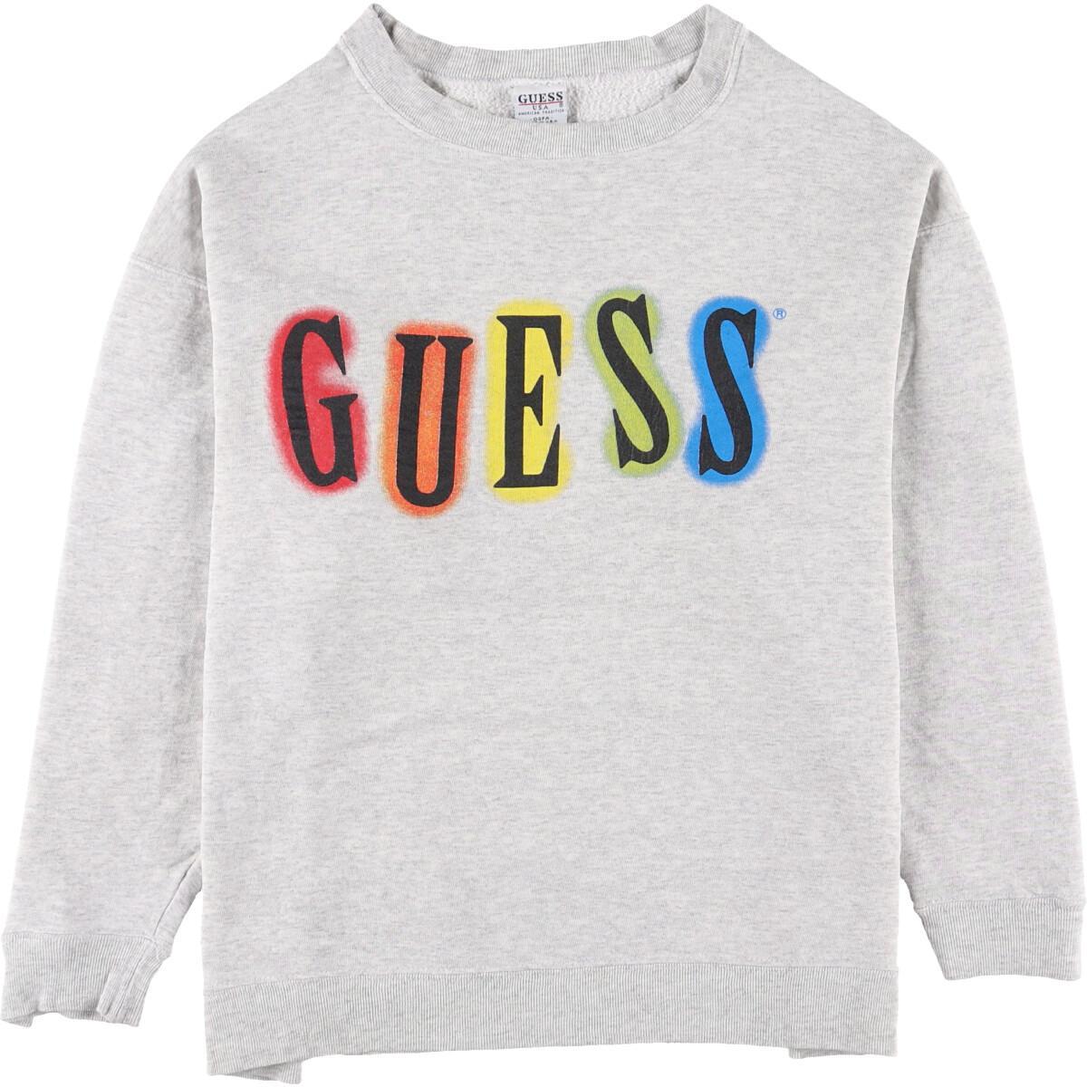 90年代 ゲス Guess ロゴスウェット トレーナー Usa製 メンズm ヴィンテージ Eaa 中古 00 Ss2103 トレーナー 古着屋jam ジャム