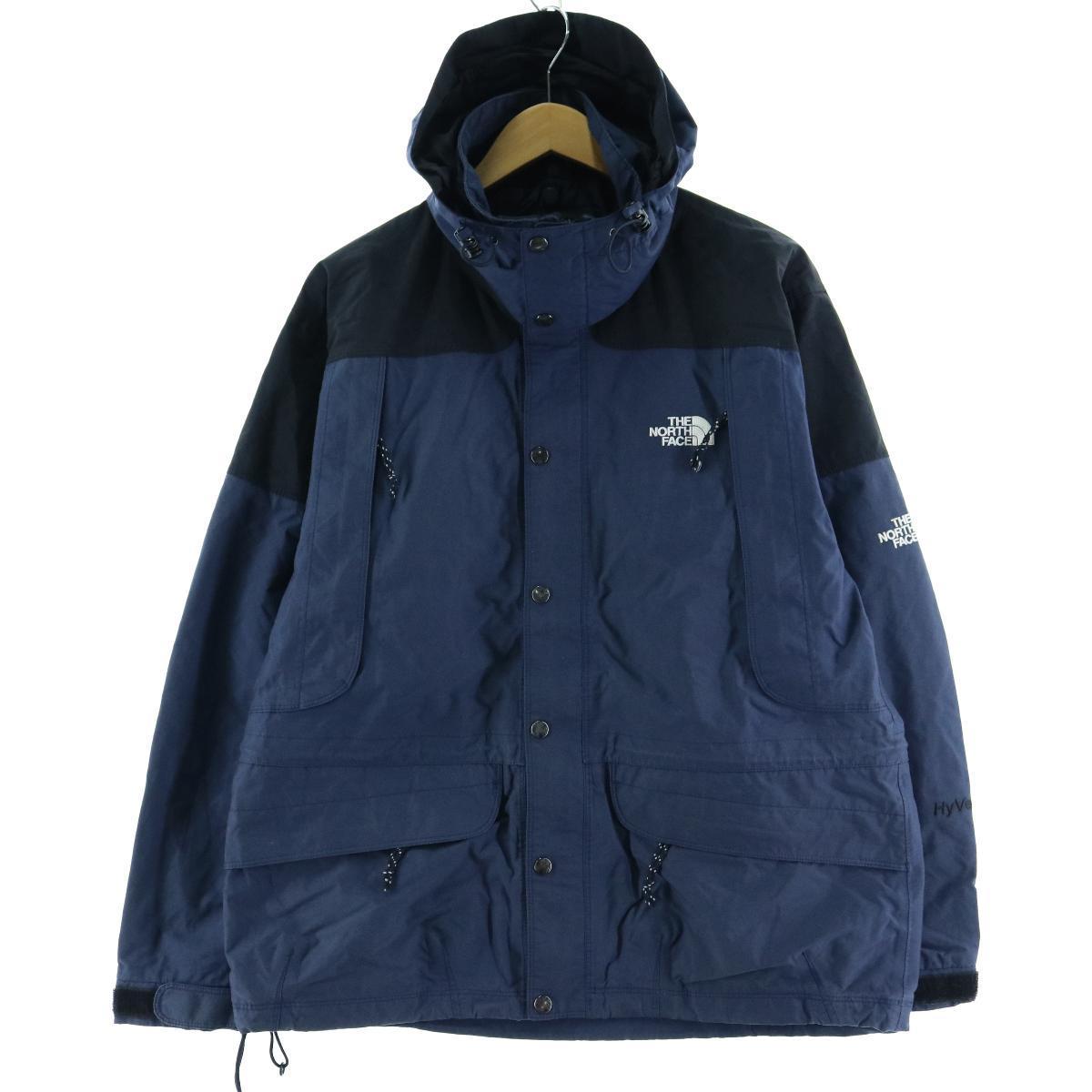 90年代 ザノースフェイス The North Face Hyvent ハイベント フード収納型 マウンテンパーカー メンズm Eaa 01 マウンテンパーカー 古着屋jam ジャム