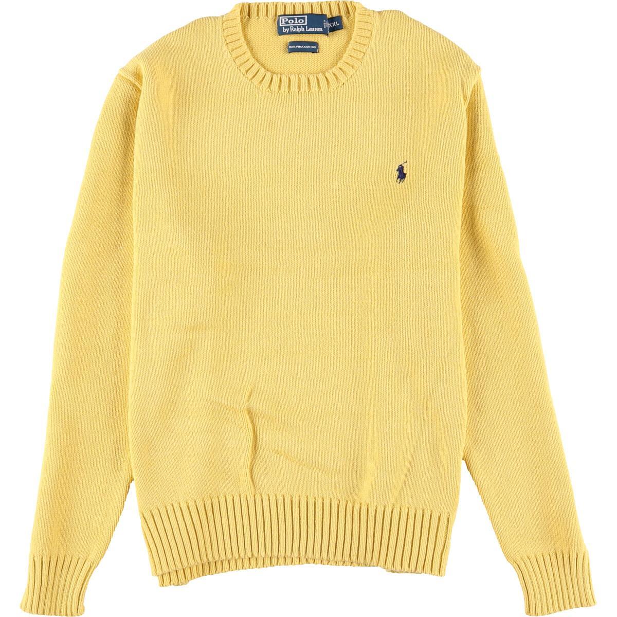 ラルフローレン Ralph Lauren Polo By Ralph Lauren コットンニットセーター メンズxl Eaa 01 Ss2103 クルーネックセーター 古着屋jam ジャム
