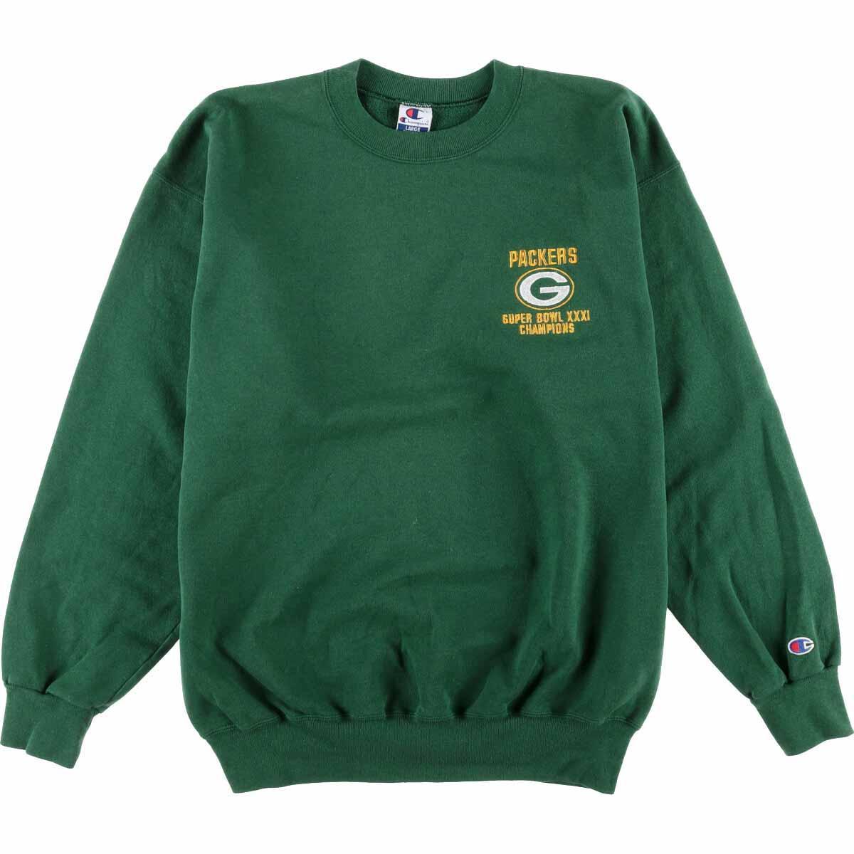 2022新入荷 《USA製》LOGO ATHLETIC 緑色 XL PACKERS☆スウェット - スウェット