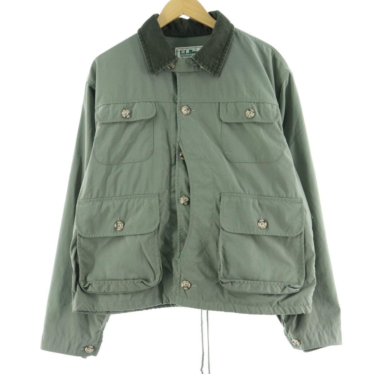 80年代 エルエルビーン L L Bean ハーフムーンポケット フィッシングジャケット メンズl ヴィンテージ Eaa 0907 ハンティングジャケット 古着屋jam ジャム