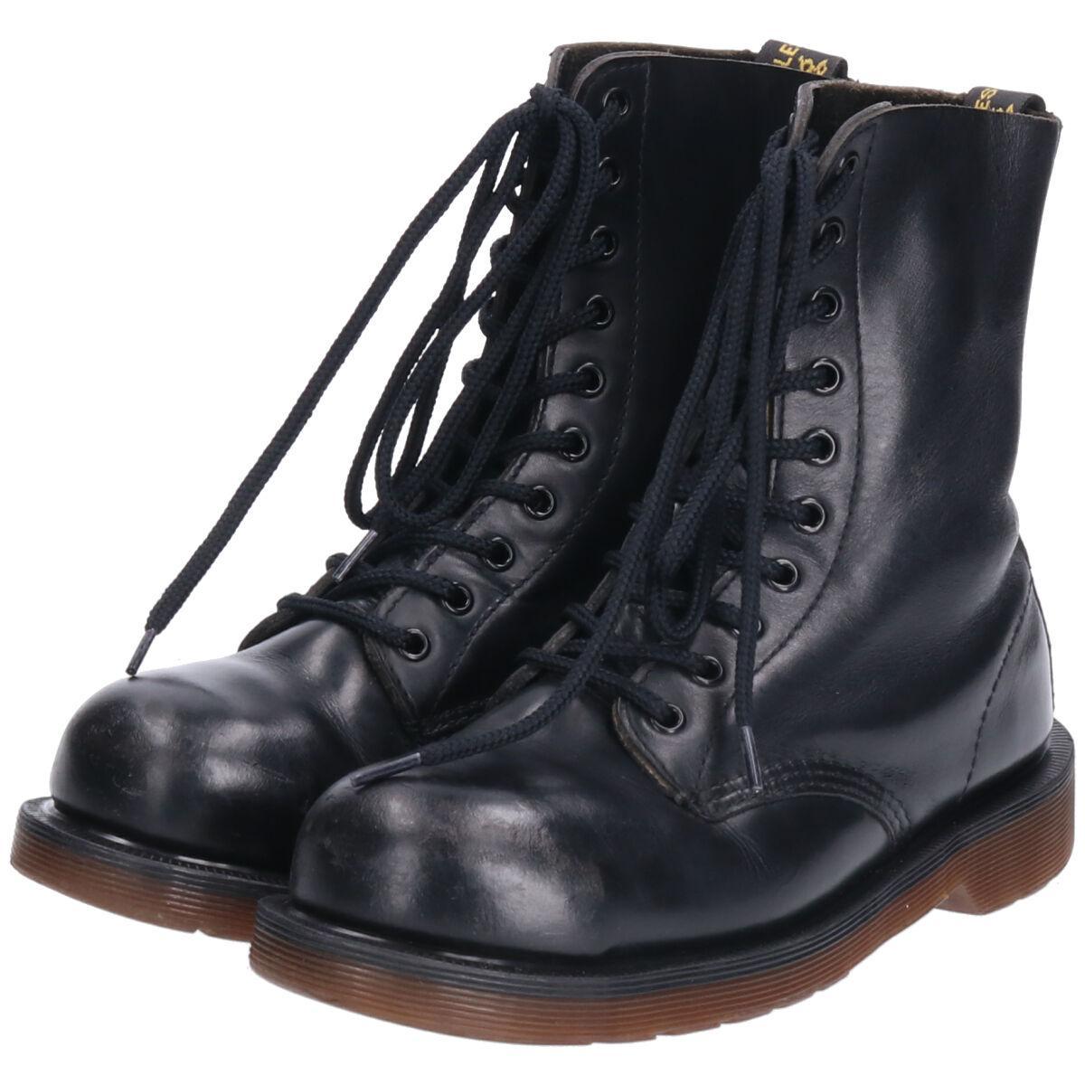 ドクターマーチン Dr Martens スチールトゥ 10ホールブーツ 英国製 Uk4 レディース22 5cm Saa 0907 レースアップブーツ 古着屋jam ジャム ドクターマーチン Dr Martens スチールトゥ 10ホールブーツ 英国製 Uk4 レディース22 5cm Saa 0907 レースアップブーツ 古着屋jam ジャム
