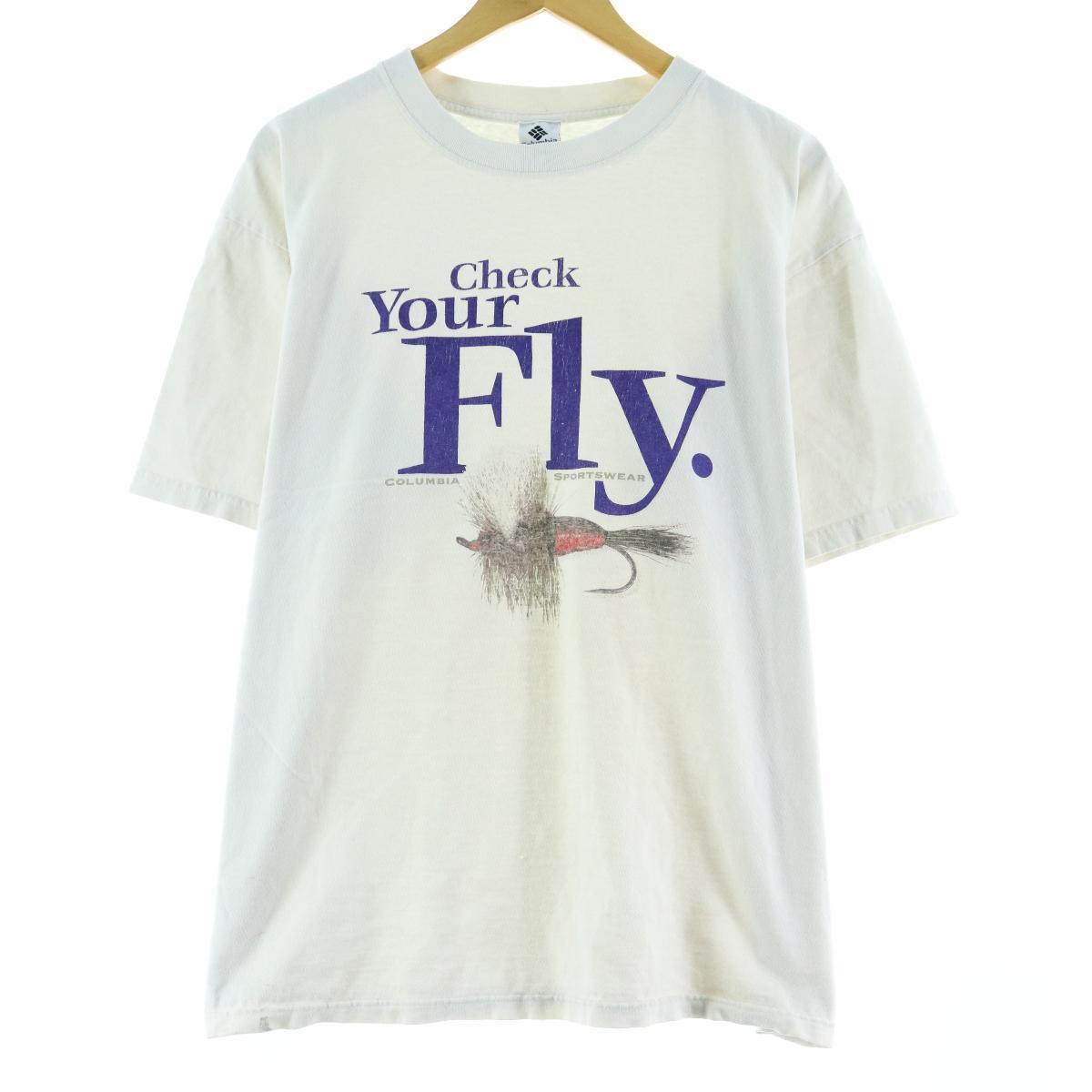 90年代 コロンビア Columbia 半袖 プリントtシャツ Usa製 メンズxl ヴィンテージ Eaa 中古 0911 Ss2103 Ss2106 ブランドtシャツ 古着屋jam ジャム