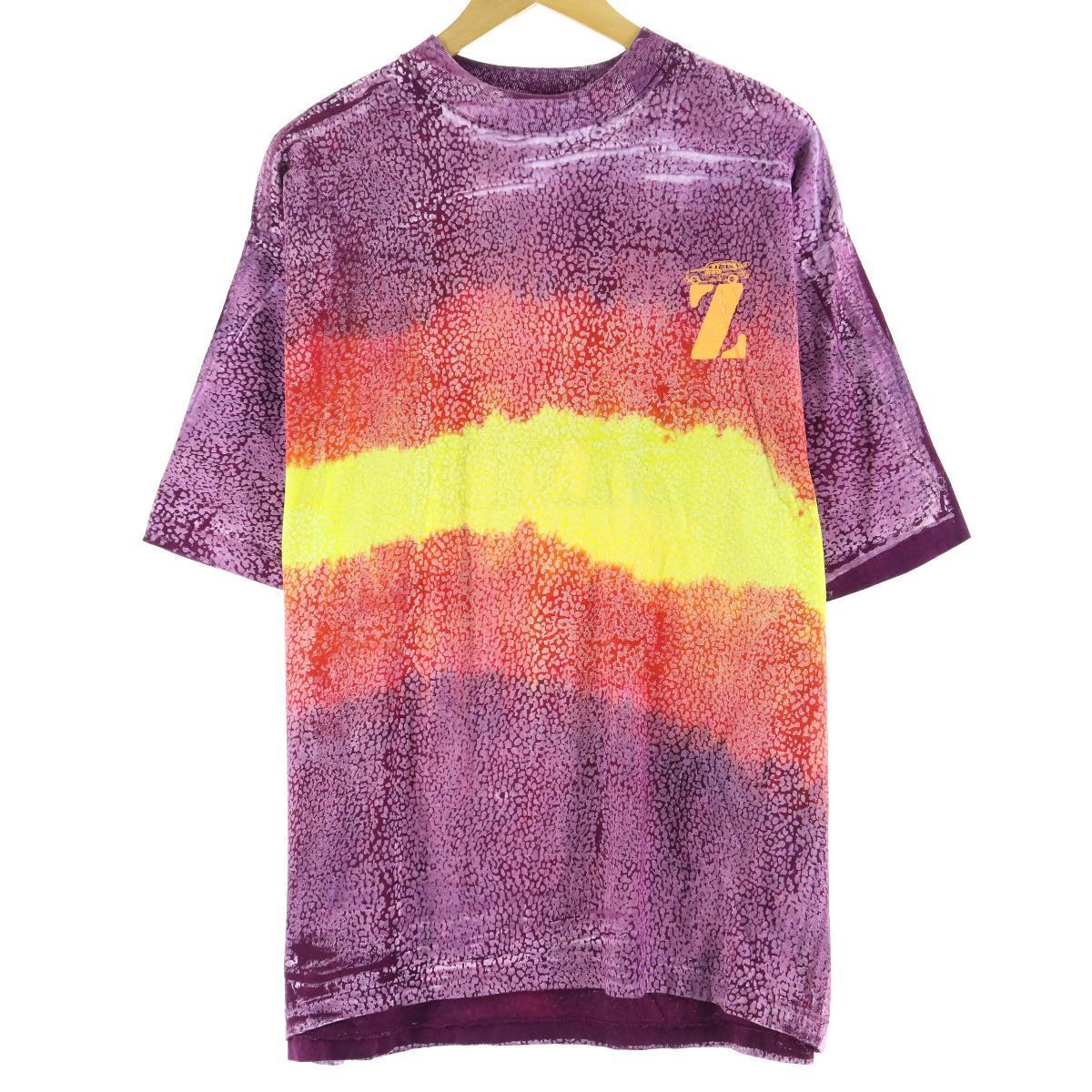 希少レア 80年代 ジミーズ Jimmy Z 総柄 タイダイ柄 サーフ スケートtシャツ Usa製 メンズxl ヴィンテージ Eaa 0911 Cs2108 サーフ スケートtシャツ 古着屋jam ジャム