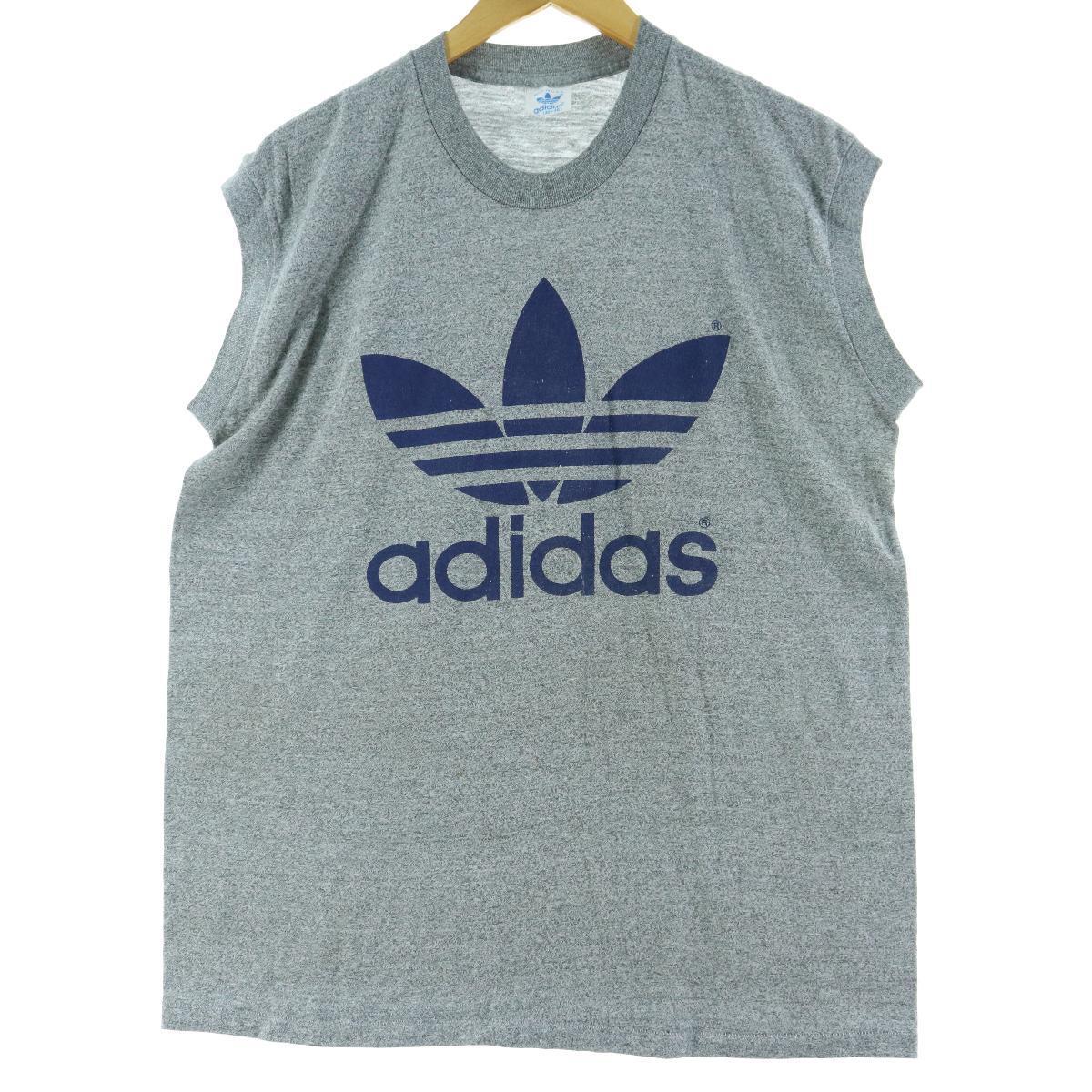 80年代 アディダス Adidas ノースリーブtシャツ Usa製 メンズxl ヴィンテージ Eaa 0910 スポーツtシャツ 古着屋jam ジャム