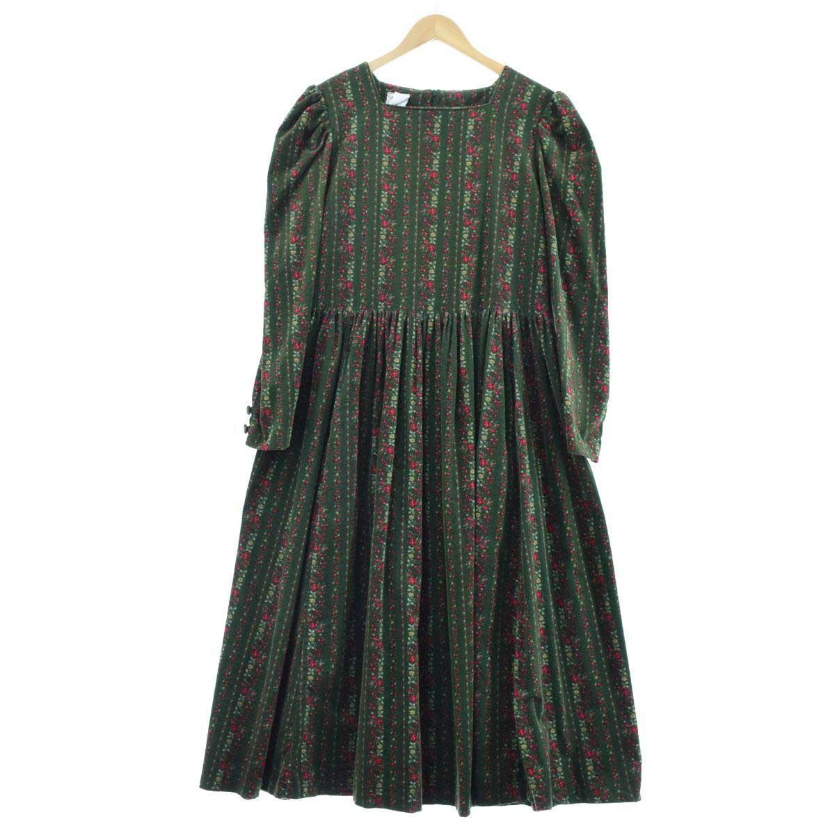 80年代 ローラアシュレイ Laura Ashley 花柄 コーデュロイ 長袖 フレア ワンピース 英国製 レディースxl ヴィンテージ Eaa 0913 フレアワンピース 古着屋jam ジャム 80年代 ローラアシュレイ Laura Ashley 花柄 コーデュロイ 長袖 フレア ワンピース 英国製 レディースxl ヴィンテージ Eaa 0913 フレアワンピース 古着屋jam ジャム