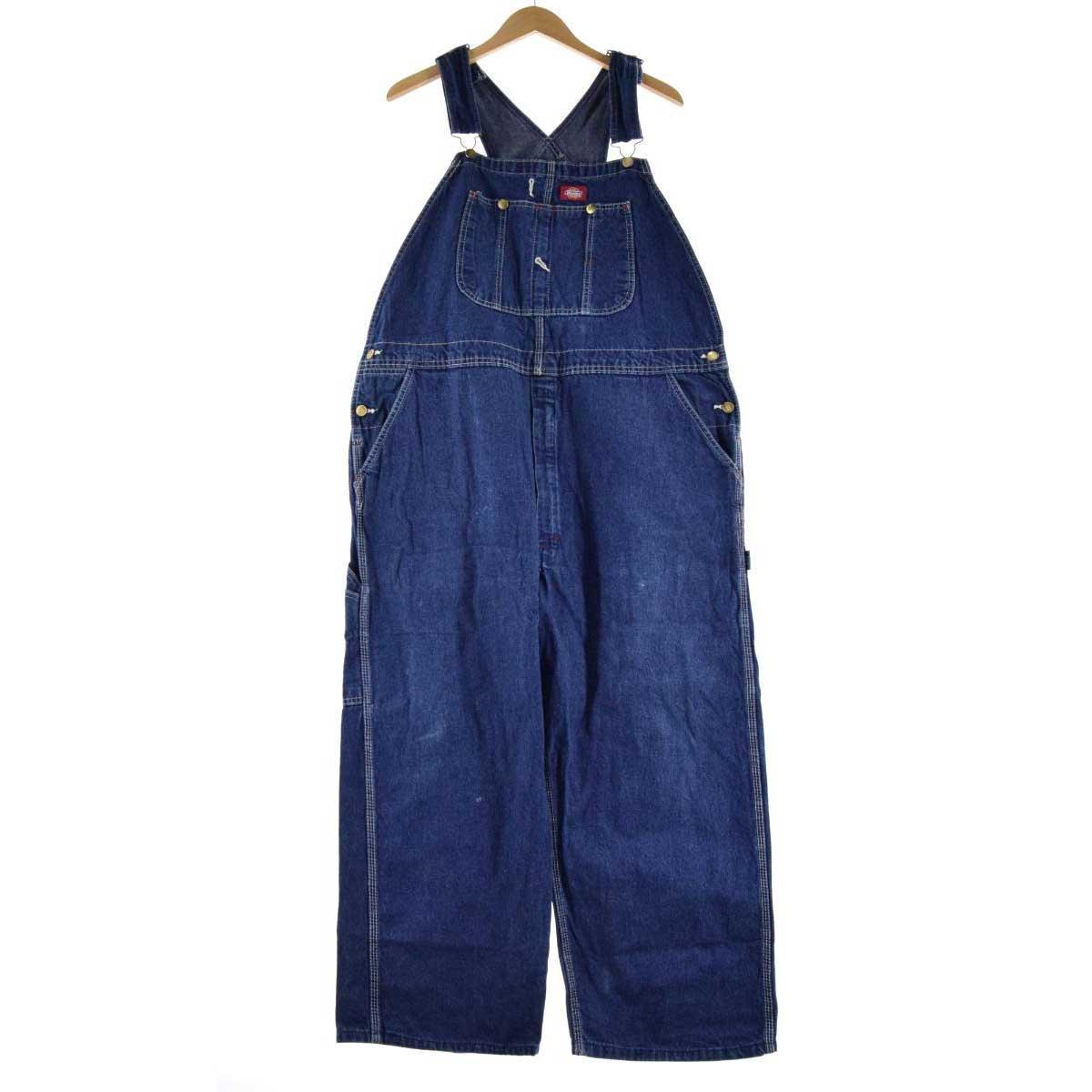 ビッグサイズ ディッキーズ Dickies デニムオーバーオール メンズw43 Eaa 0914 Ss2103 オーバーオール 古着屋jam ジャム