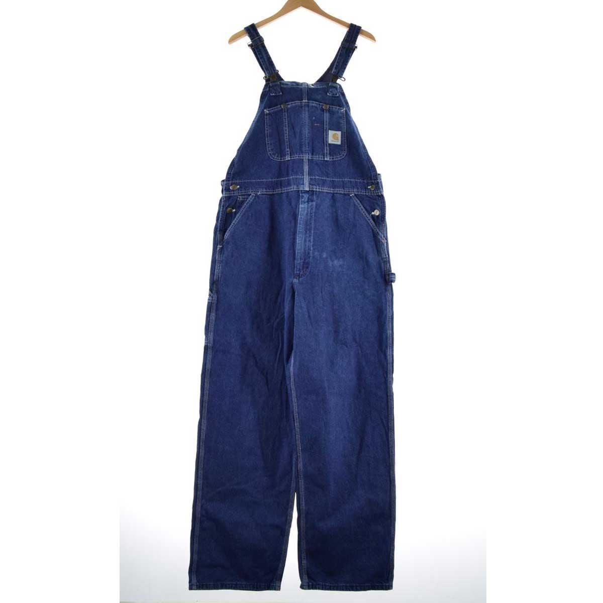90年代 カーハート Carhartt デニムオーバーオール USA製 メンズw37 ヴィンテージ /eaa079631 【200913】 90年代 カーハート Carhartt デニムオーバーオール USA製 メンズw37 ヴィンテージ /eaa079631 【200913】