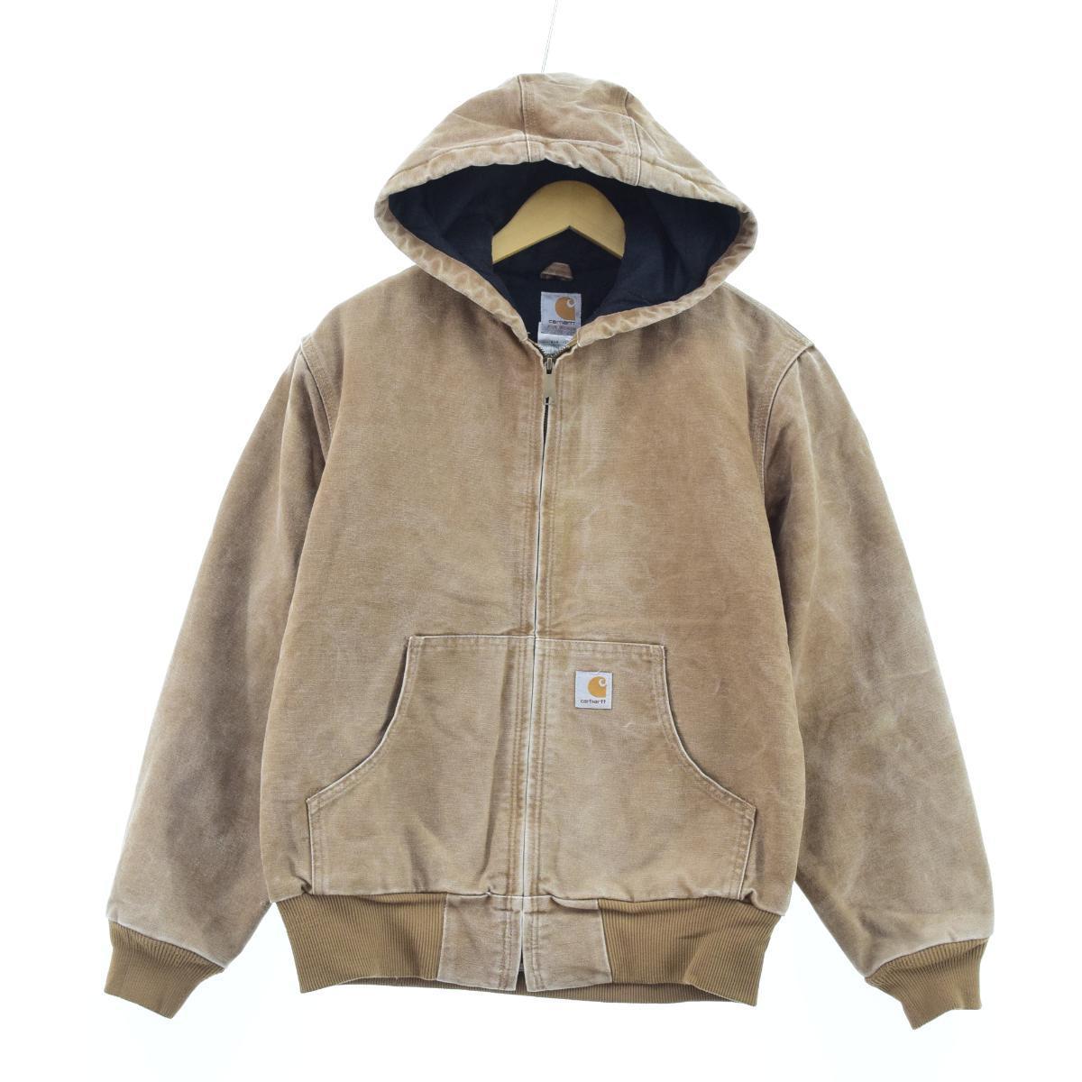カーハート Carhartt アクティブジャケット ダック地 フルジップパーカー SMALL REGULUR レディースS /eaa085044 【中古】 【200917】