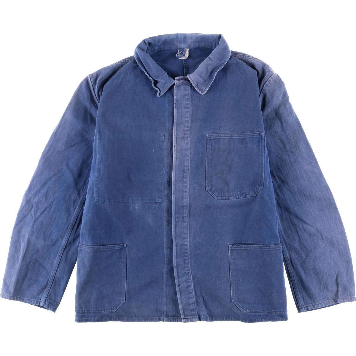 古着 Sanfor Hbt ヘリンボーンストライプ ユーロワーク カバーオール メンズl Eaa 0918 Ss2103 2b10f Ss2106 Ss2109 カバーオール 古着屋jam ジャム