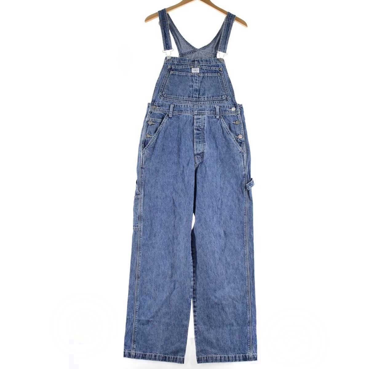 カルバンクライン Calvin klein JEANS デニムオーバーオール メンズw33 /eaa081576 【中古】 【200920】