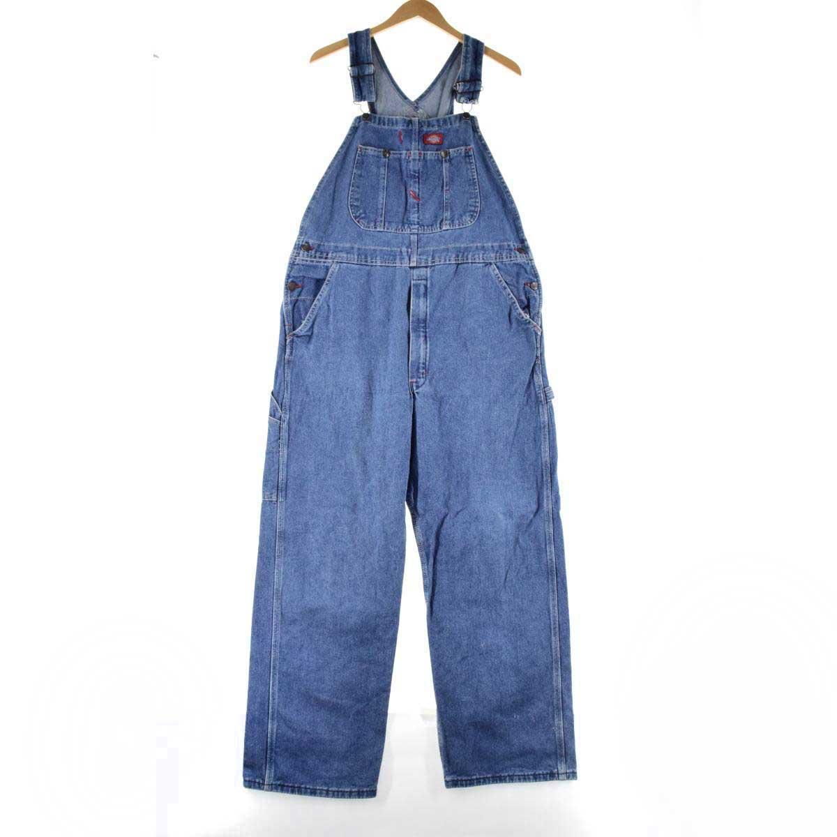 ディッキーズ Dickies デニムオーバーオール メンズw38 /eaa081595 【200920】【SS2103】【2b10f】【SS2106】【SS2109】