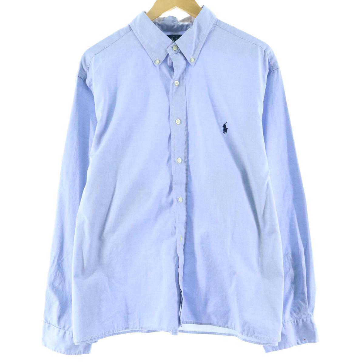 Jamリメイク ルーズトップス ラルフローレン Ralph Lauren 長袖 ボタンダウンオックスフォードシャツ 18 34 35 メンズxl Eaa0805 0928 Ss2103 ボタンダウンシャツ 古着屋jam ジャム