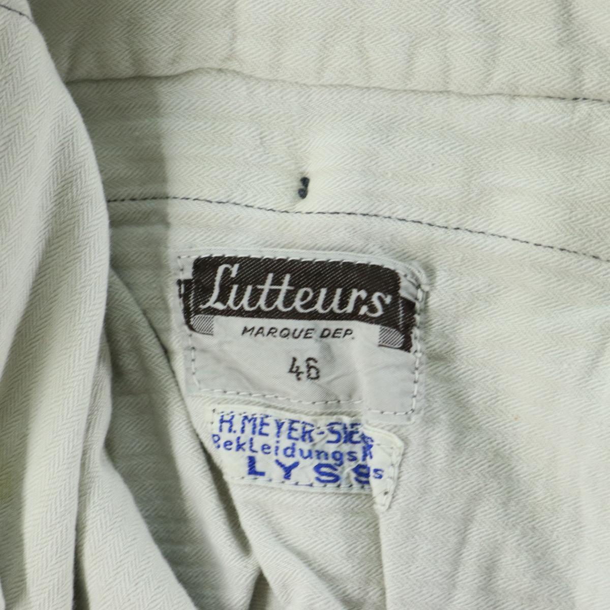 古着 40～50年代 Lutteurs モールスキン ユーロワークパンツ 46 メンズ ...