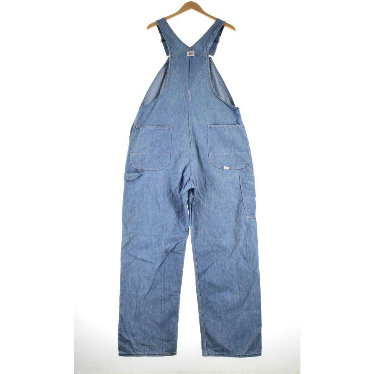 80年代 ディッキーズ Dickies デニムオーバーオール メンズw39 ヴィンテージ /eaa087663 【200928】【SS2103】【2b10f】【SS2106】【SS2109】