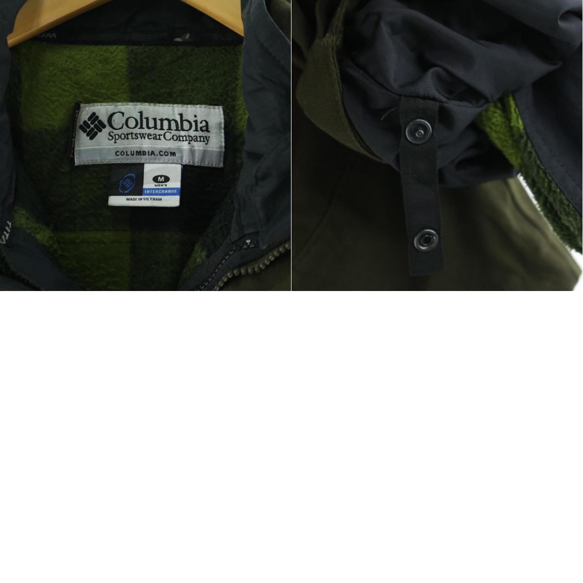 コロンビア Columbia TITANIUM ナイロンキャンバス マウンテンパーカー メンズL ヴィンテージ /eaa086481 【中古】 【200928】