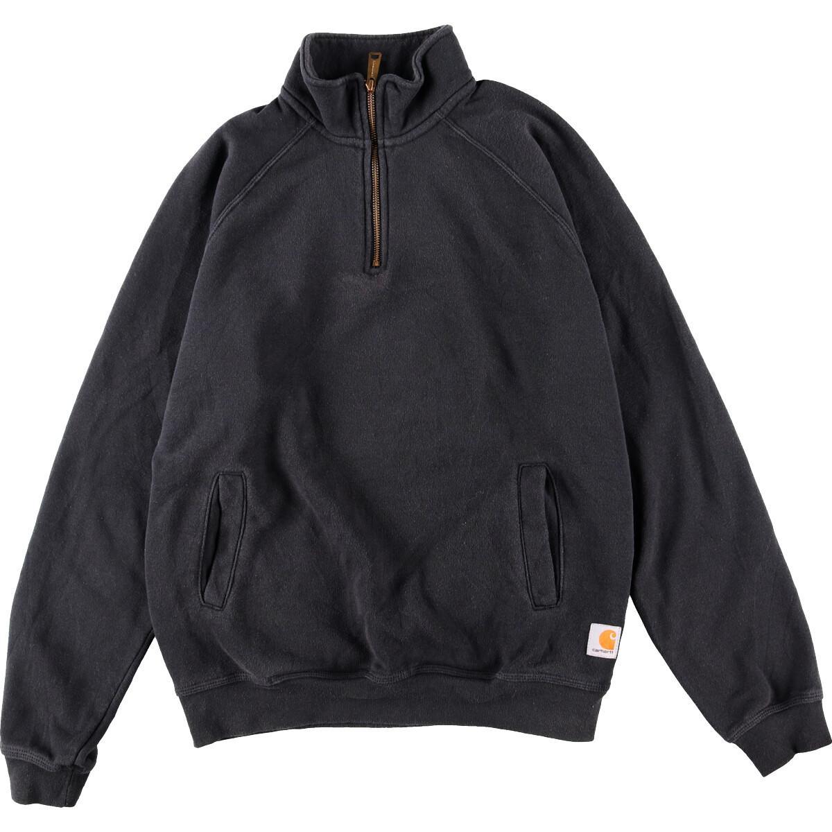 カーハート Carhartt RELAXED FIT ハーフジップスウェットシャツ トレーナー メンズM /eaa088773 【201001】 ジップスウェット 古着屋JAM（ジャム）