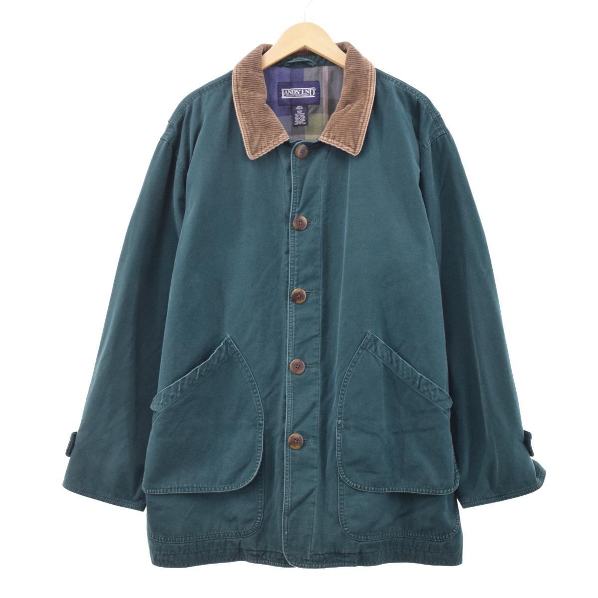 高級素材使用ブランド 古着 Lands End ランズエンド 90年代 1h カバーオール Alrc Asia