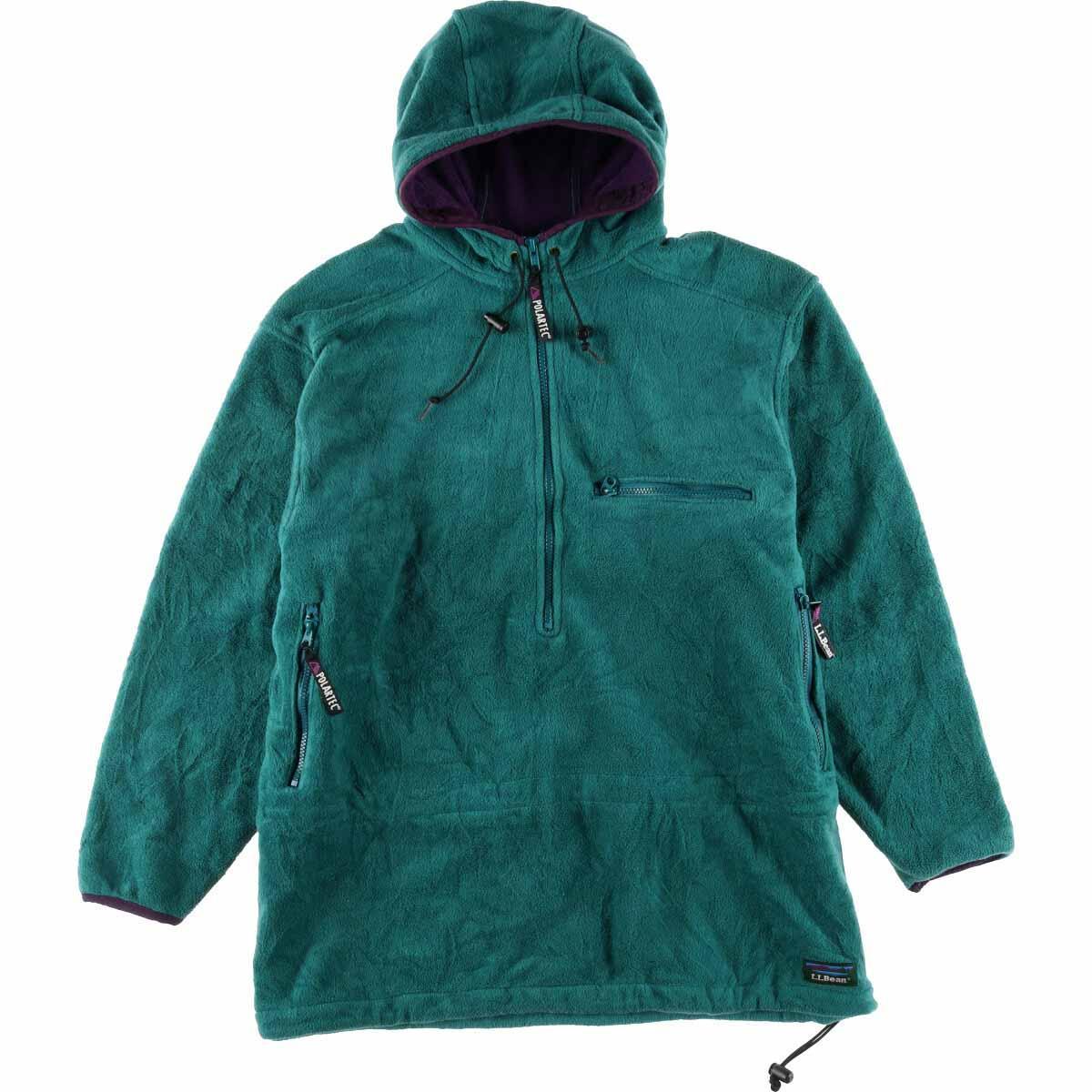 80年代 エルエルビーン L L Bean Polartec ポーラテック ハーフジップ フリースパーカー メンズxl ヴィンテージ Eaa0375 1004 フリースジャケット 古着屋jam ジャム