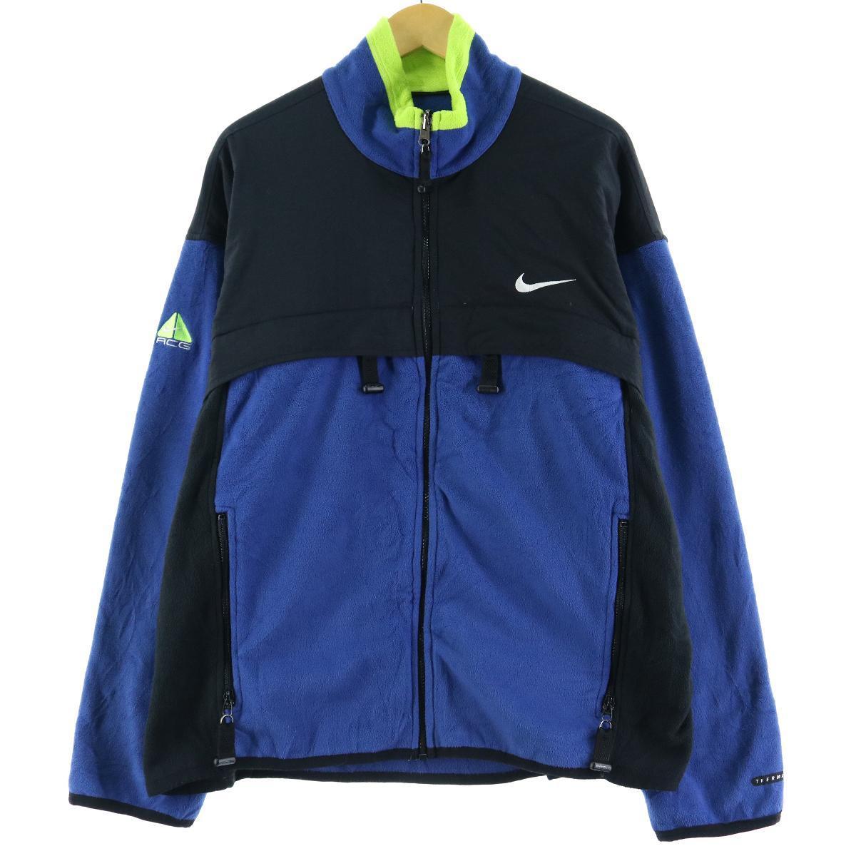 ナイキ Nike Acg ナイロンxフリースジャケット メンズxl Eaa01 1005 フリースジャケット 古着屋jam ジャム ナイキ Nike Acg ナイロンxフリースジャケット メンズxl Eaa01 1005 フリースジャケット 古着屋jam ジャム
