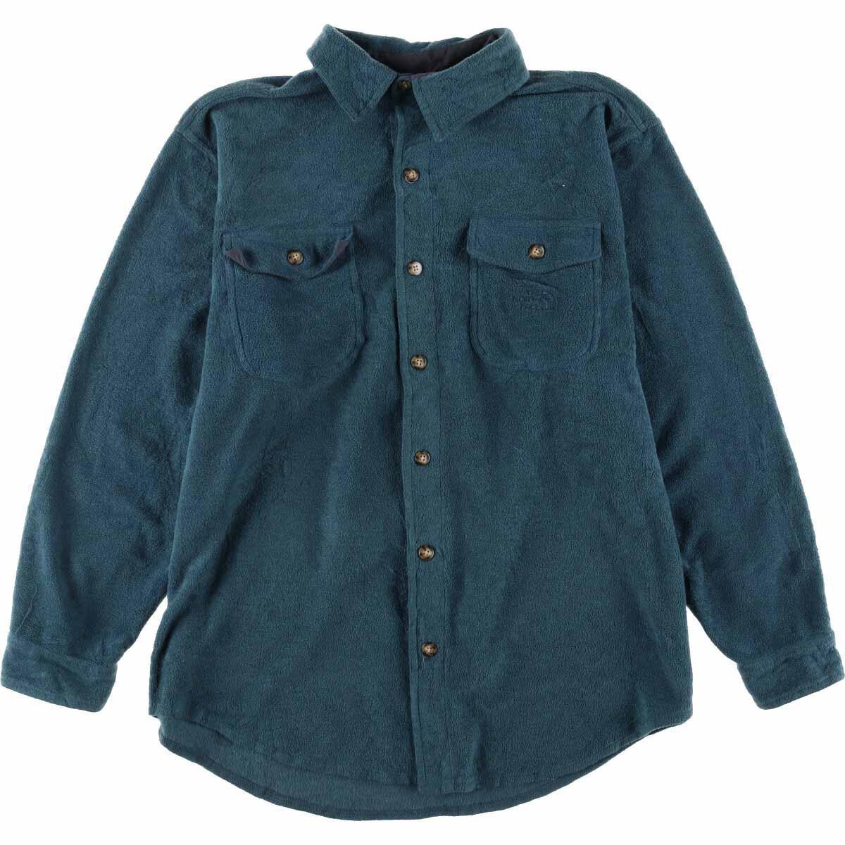 90年代 ザノースフェイス The North Face フリースシャツジャケット メンズl ヴィンテージ Eaa 1005 フリースジャケット 古着屋jam ジャム