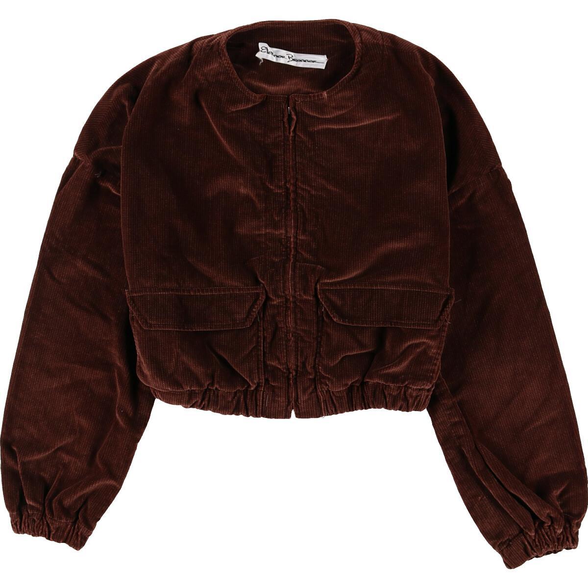 Eleanor Brenner ノーカラー ベロアジャケット レディースm ヴィンテージ Eaa 1017 その他ジャケット 古着屋jam ジャム