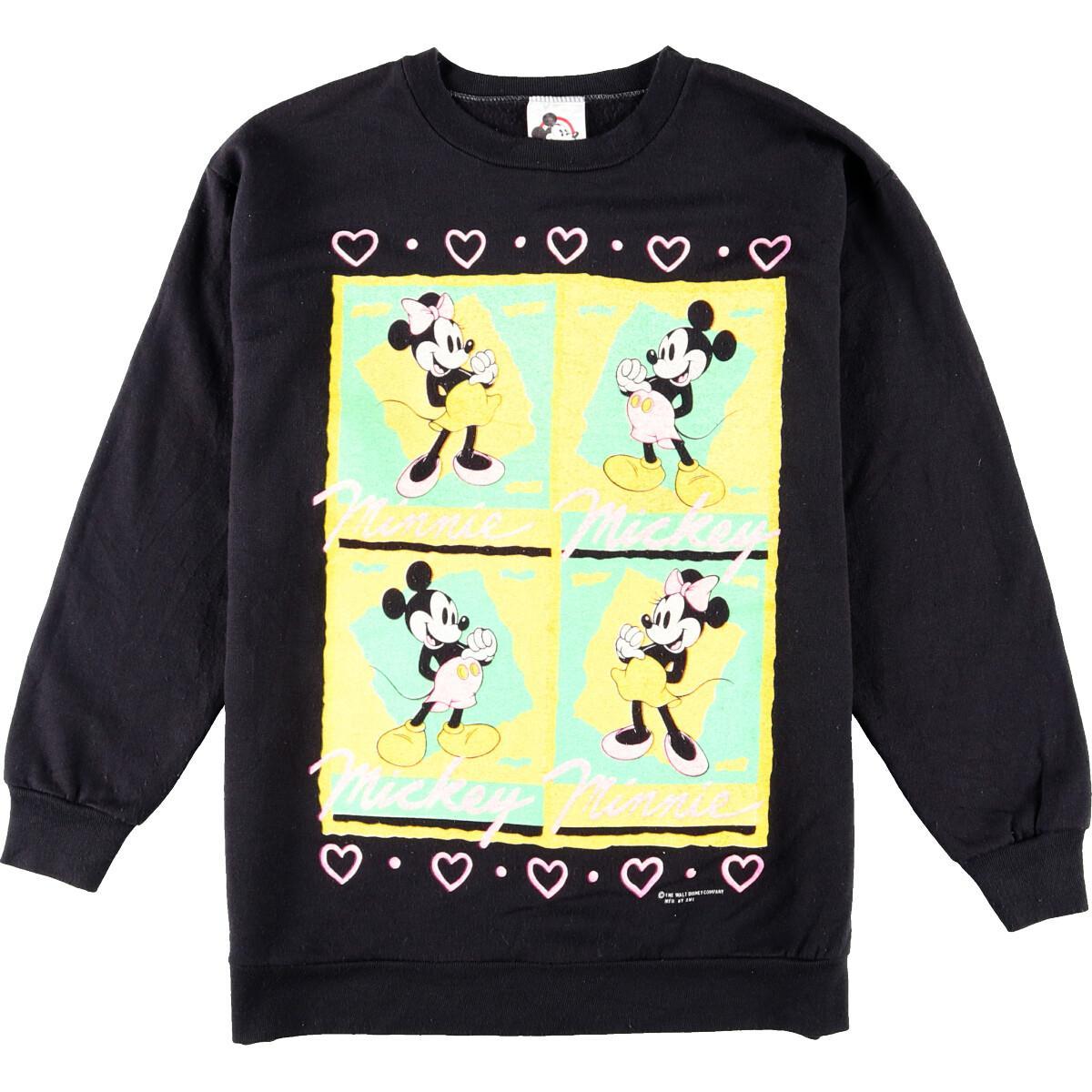 80年代 The Walt Disney Company Mickey Mouse Minnie Mouse ミッキーマウス ミニーマウス キャラクタースウェットシャツ トレーナー Usa製 レディースl ヴィンテージ Eaa 1011 Ss2103 トレーナー 古着屋jam ジャム 80年代 The Walt Disney Company Mickey Mouse Minnie Mouse ミッキーマウス ミニーマウス キャラクタースウェットシャツ トレーナー Usa製 レディースl ヴィンテージ Eaa 1011 Ss2103 トレーナー 古着屋jam ジャム