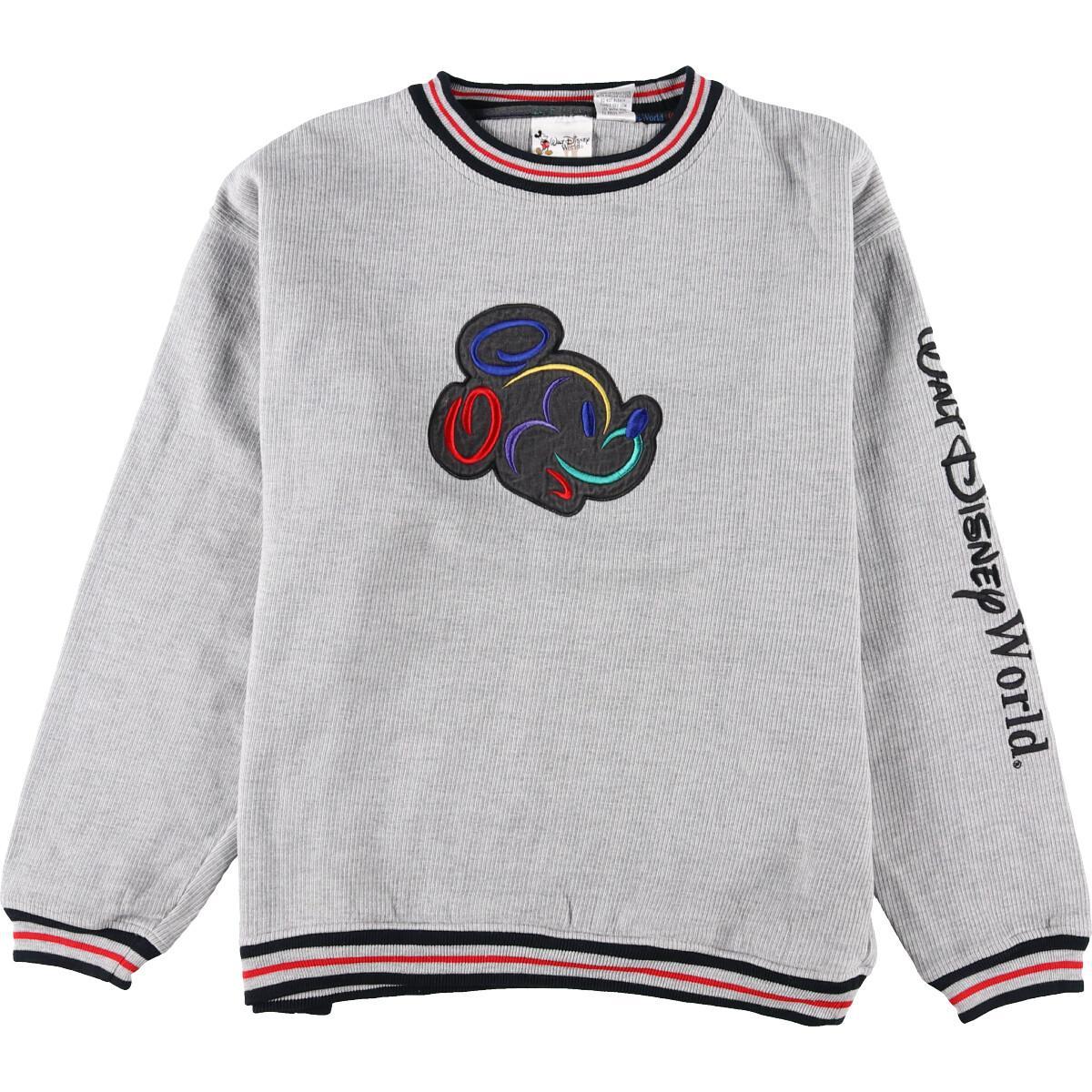 Walt Disney World Mickey Mouse ミッキーマウス キャラクタースウェットシャツ トレーナー レディースxl Eaa0907 1011 トレーナー 古着屋jam ジャム