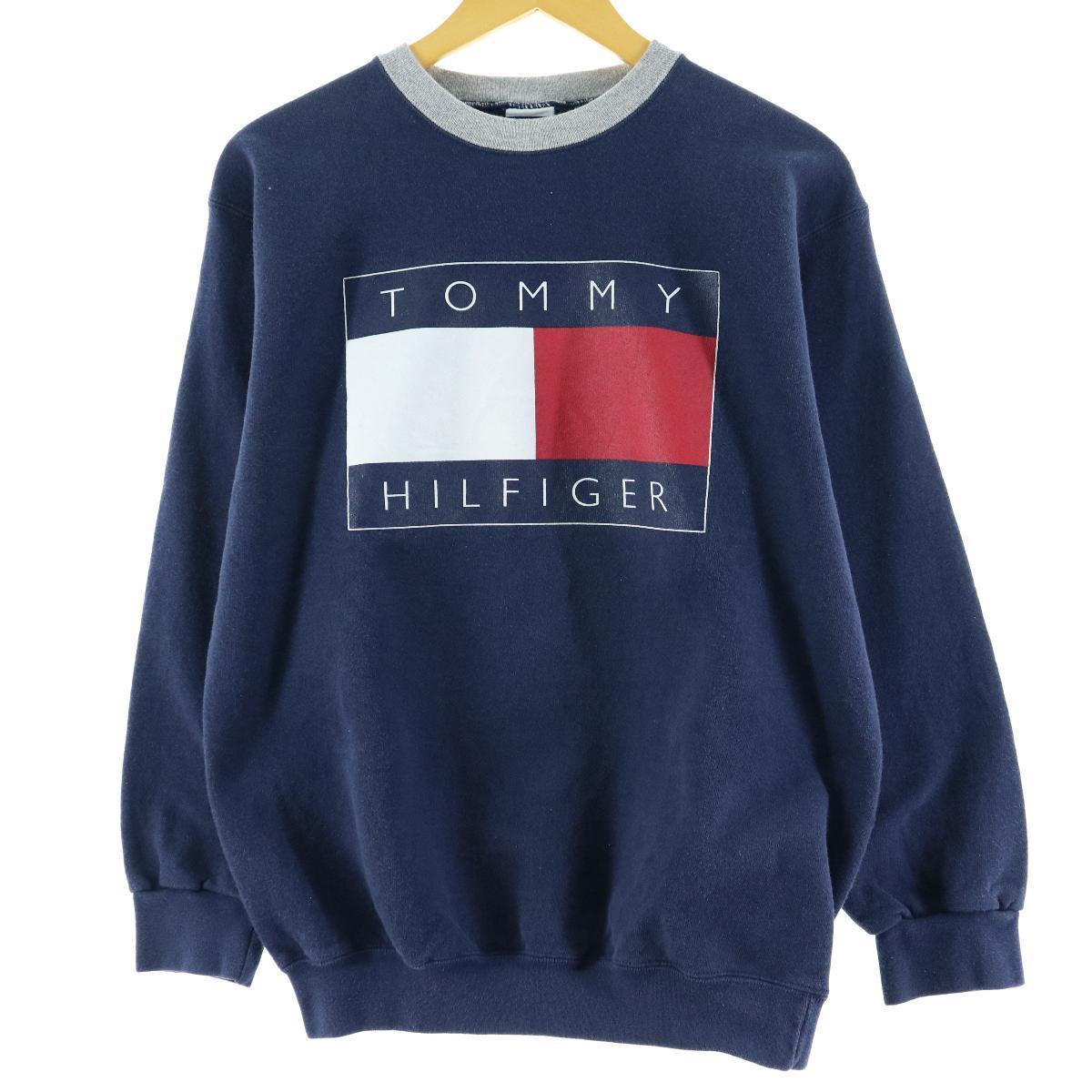 希少レア 特大ロゴ トミーヒルフィガー TOMMY HILFIGER ロゴスウェット トレーナー USA製 メンズM /eaa089876 【201026】 希少レア 特大ロゴ トミーヒルフィガー TOMMY HILFIGER ロゴスウェット トレーナー USA製 メンズM /eaa089876 【201026】