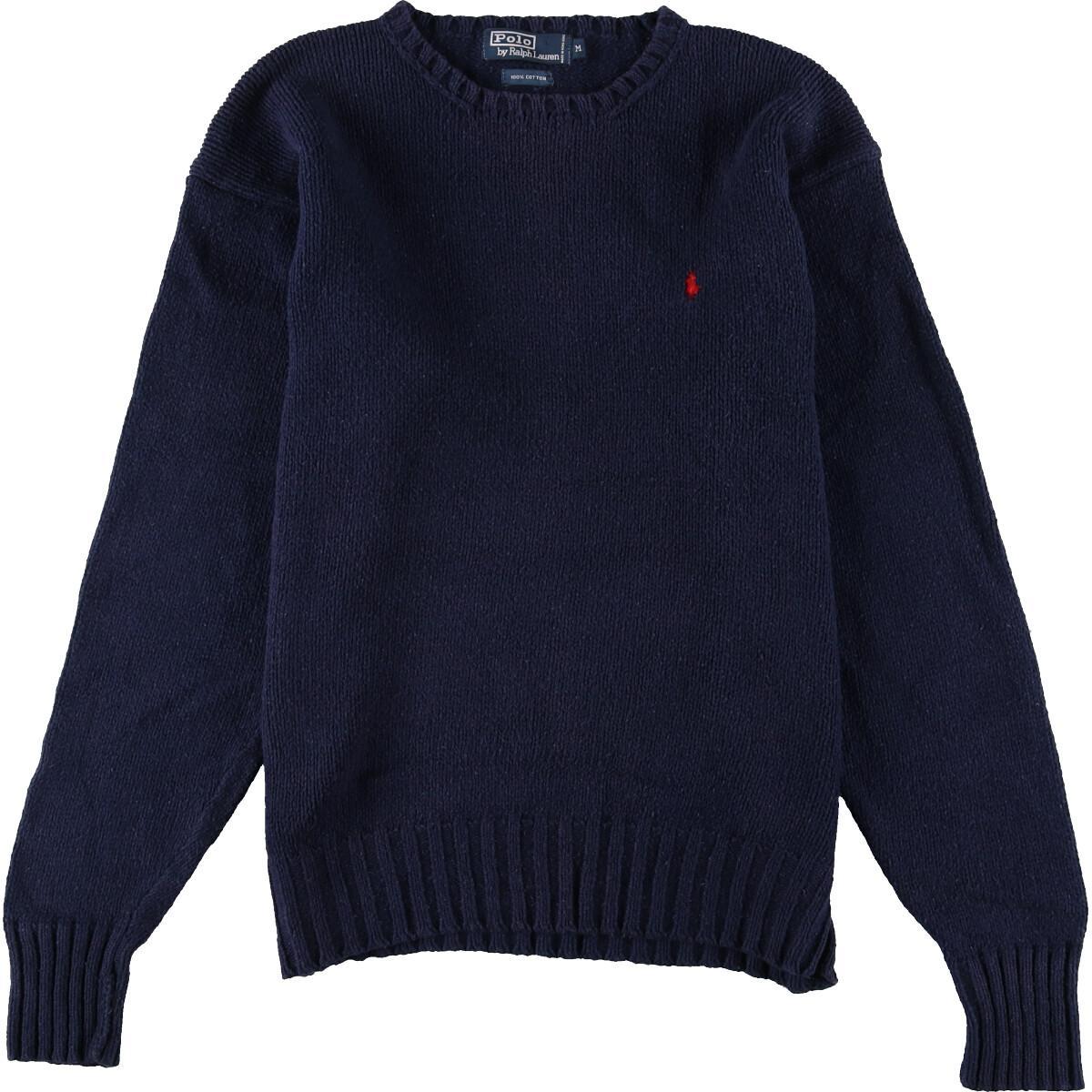 ラルフローレン Ralph Lauren Polo By Ralph Lauren コットンニットセーター メンズm Eaa 1016 クルーネックセーター 古着屋jam ジャム