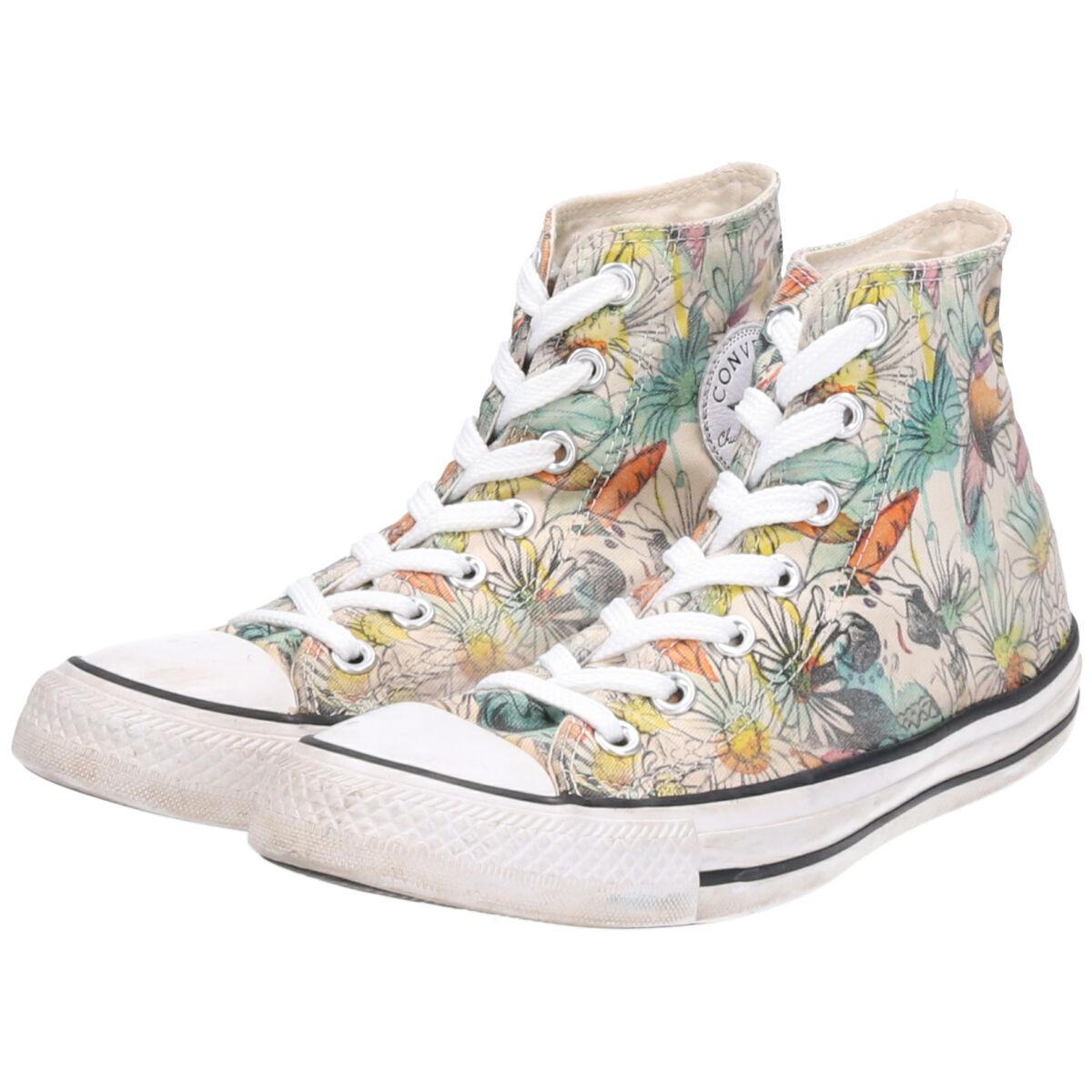 コンバース Converse All Star Hi 花柄 オールスター ハイカットスニーカー Us7 5 レディース24 5cm Saa 1017 Ss2103 スニーカー 古着屋jam ジャム コンバース Converse All Star Hi 花柄 オールスター ハイカットスニーカー Us7 5 レディース24 5cm Saa 1017 Ss2103 スニーカー 古着屋jam ジャム